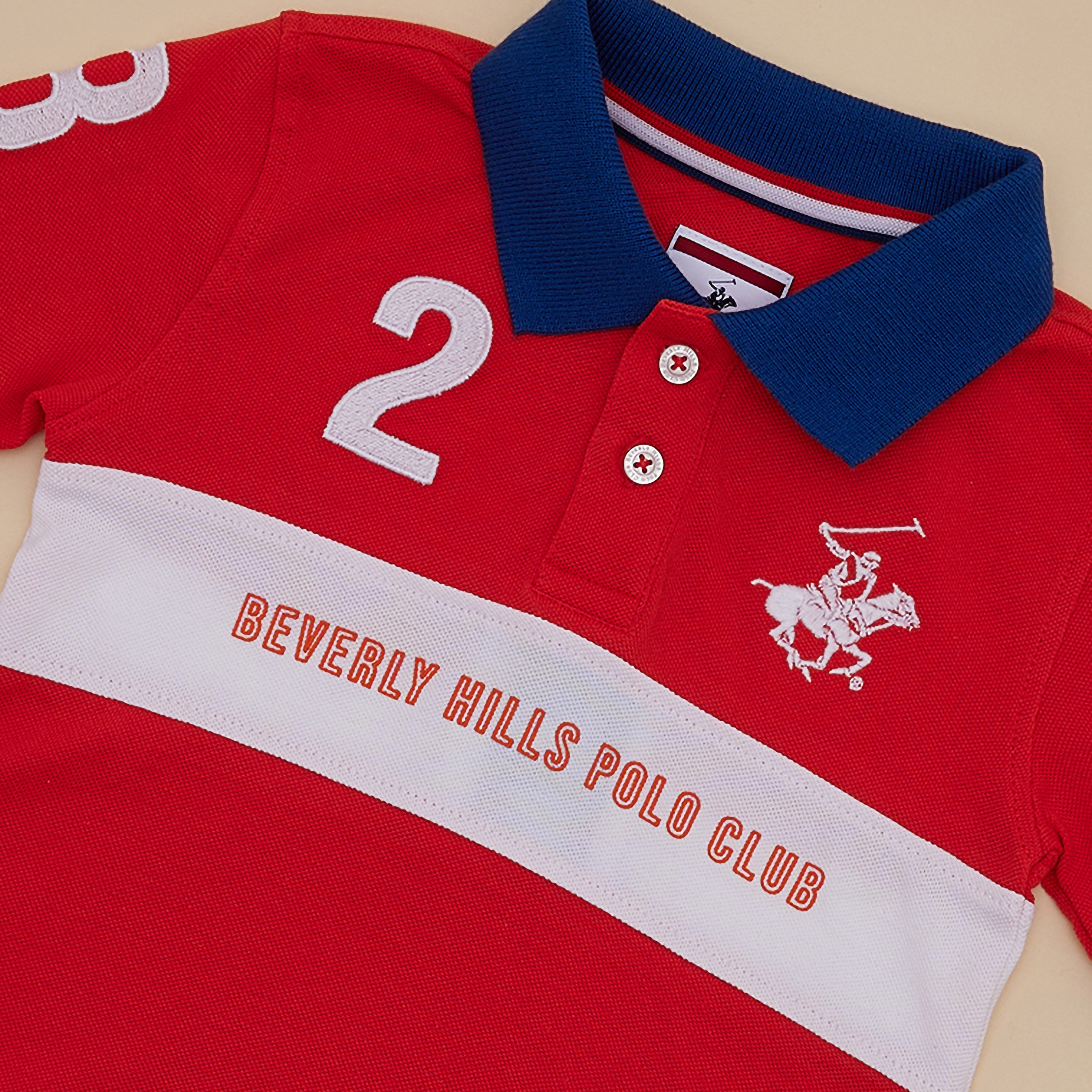 Beverly Hills Polo Club Colour Blocked Short Sleeves Polo T-Shirt-boys-clothing-tshirtsandpolos-image-3