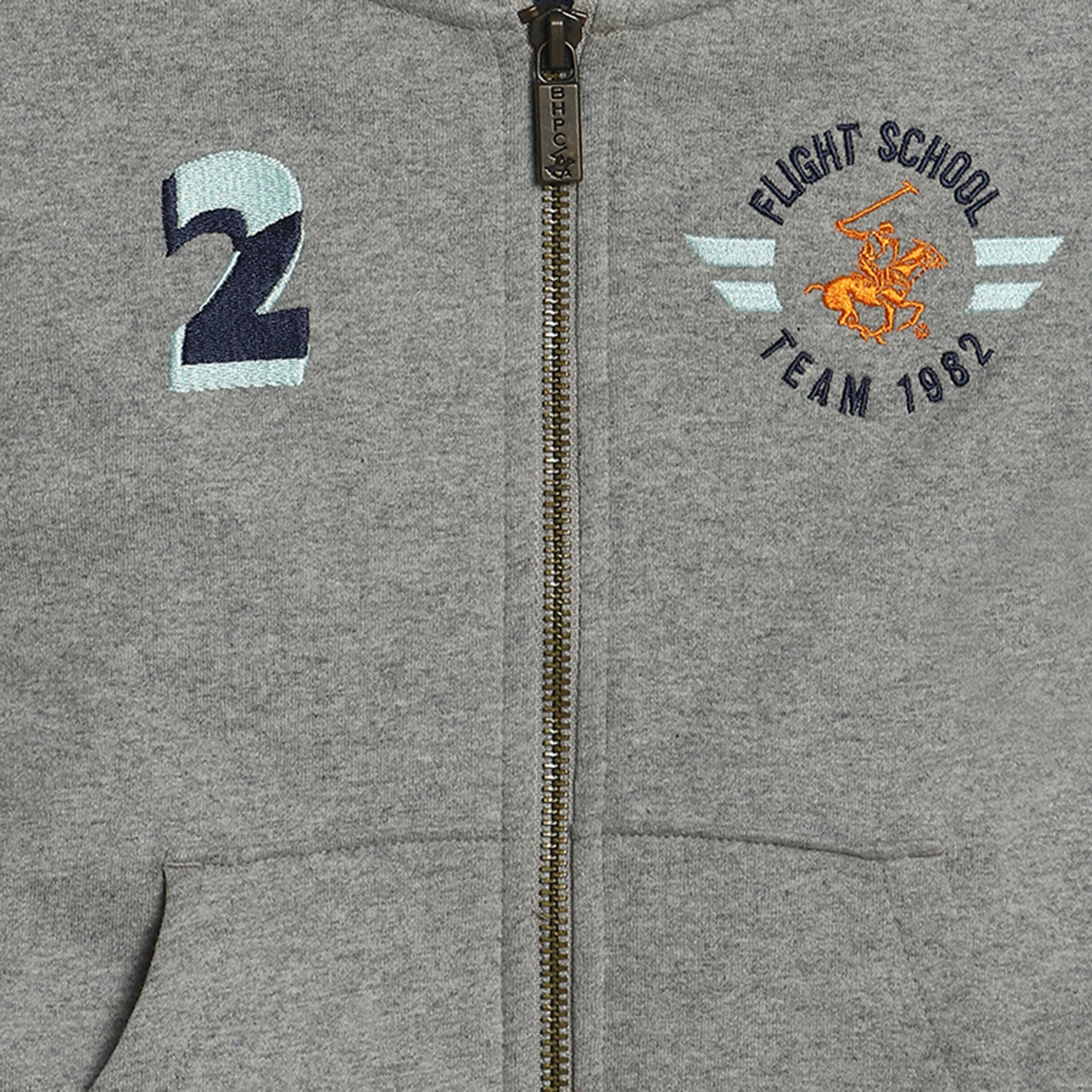 Beverly Hills Polo Club Embroidered Zipper Hooded Sweatshirt-boys-clothing-winterwear-sweatshirts-image-3