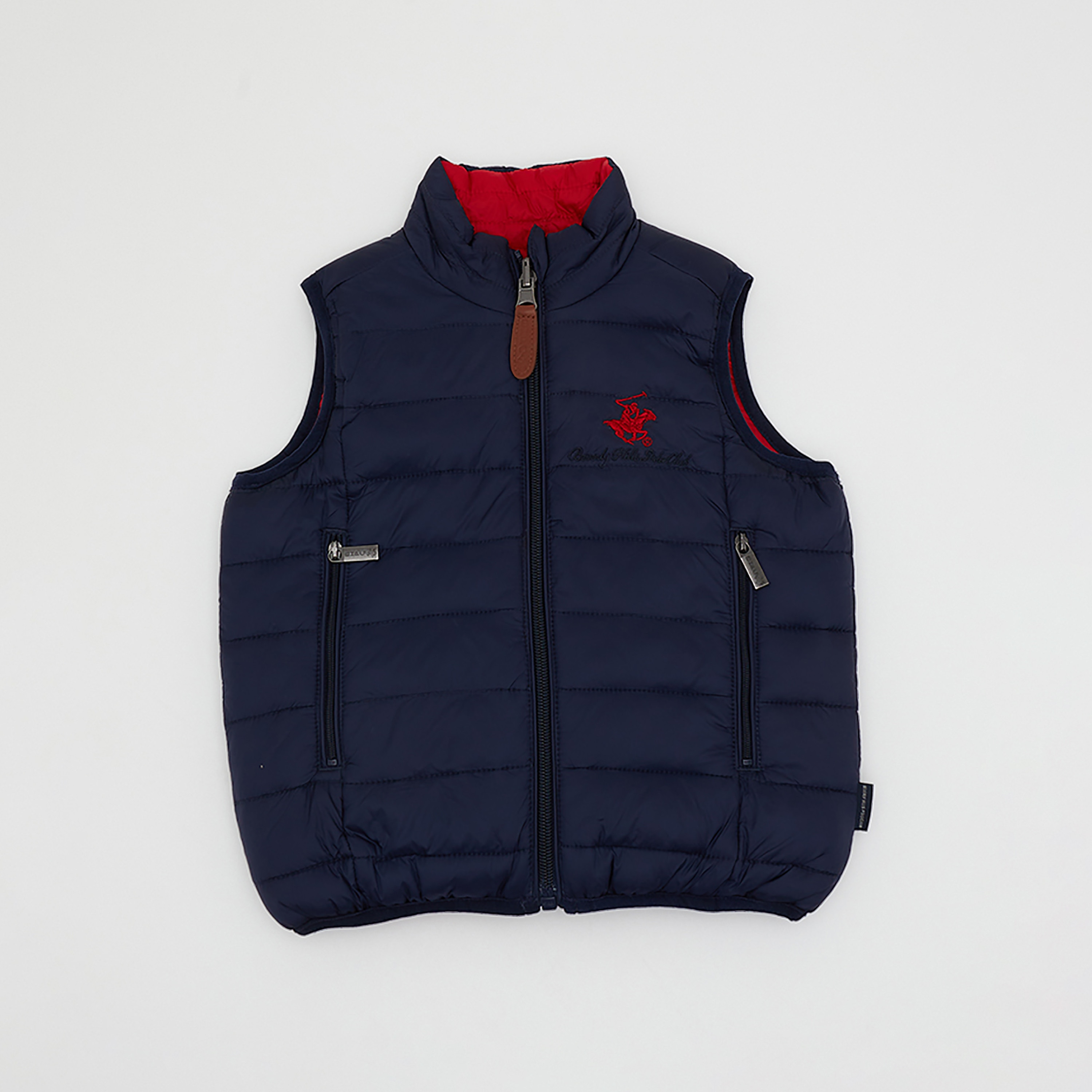 Beverly Hills Polo Club Solid Sleeveless Jacket-boys-clothing-jacketsandcoats-image-1