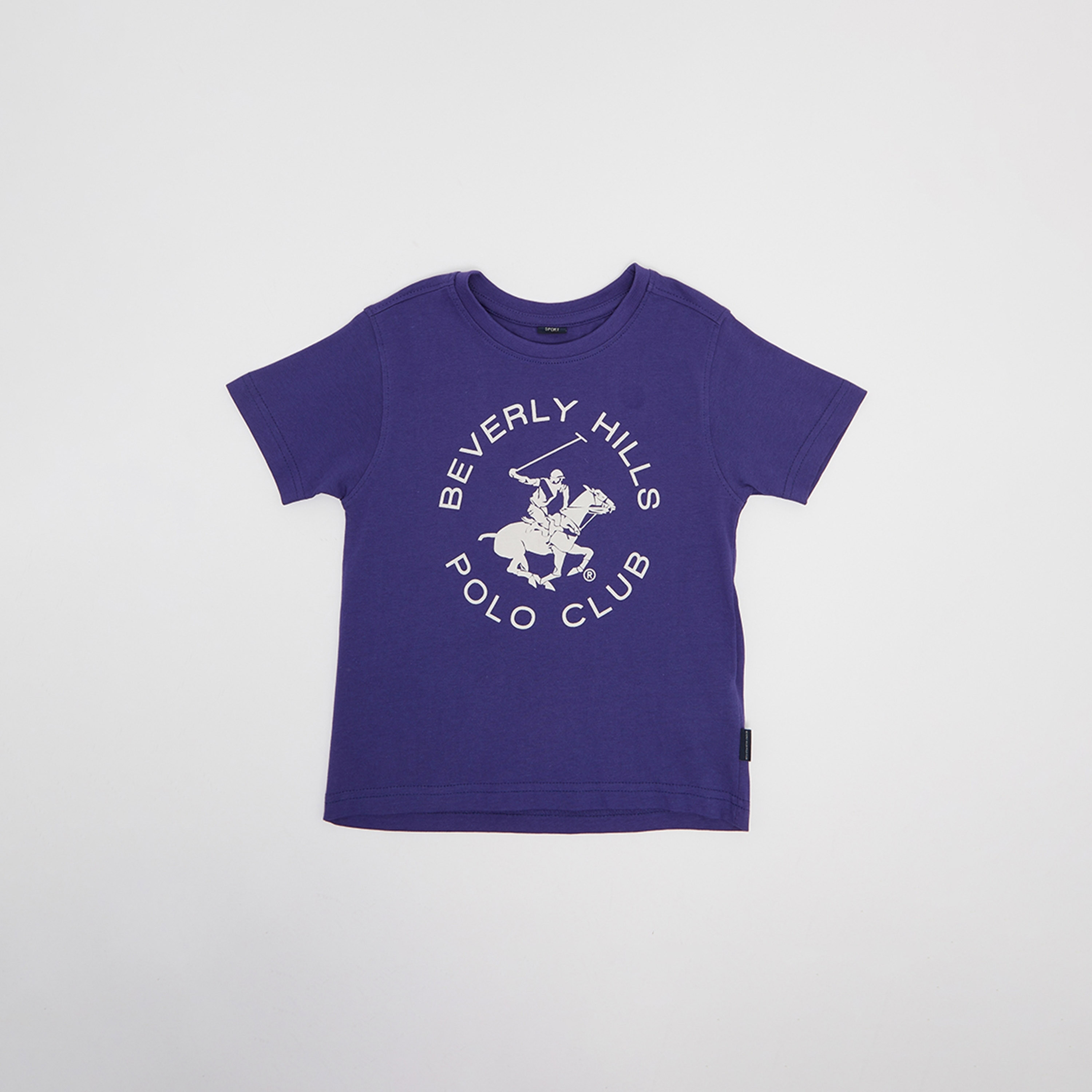 تي شيرت  للأولاد بأكمام قصيرة وياقة دائرية من بيفرلي هيلز بولو كلوب-boys-clothing-tshirtsandpolos-image-1