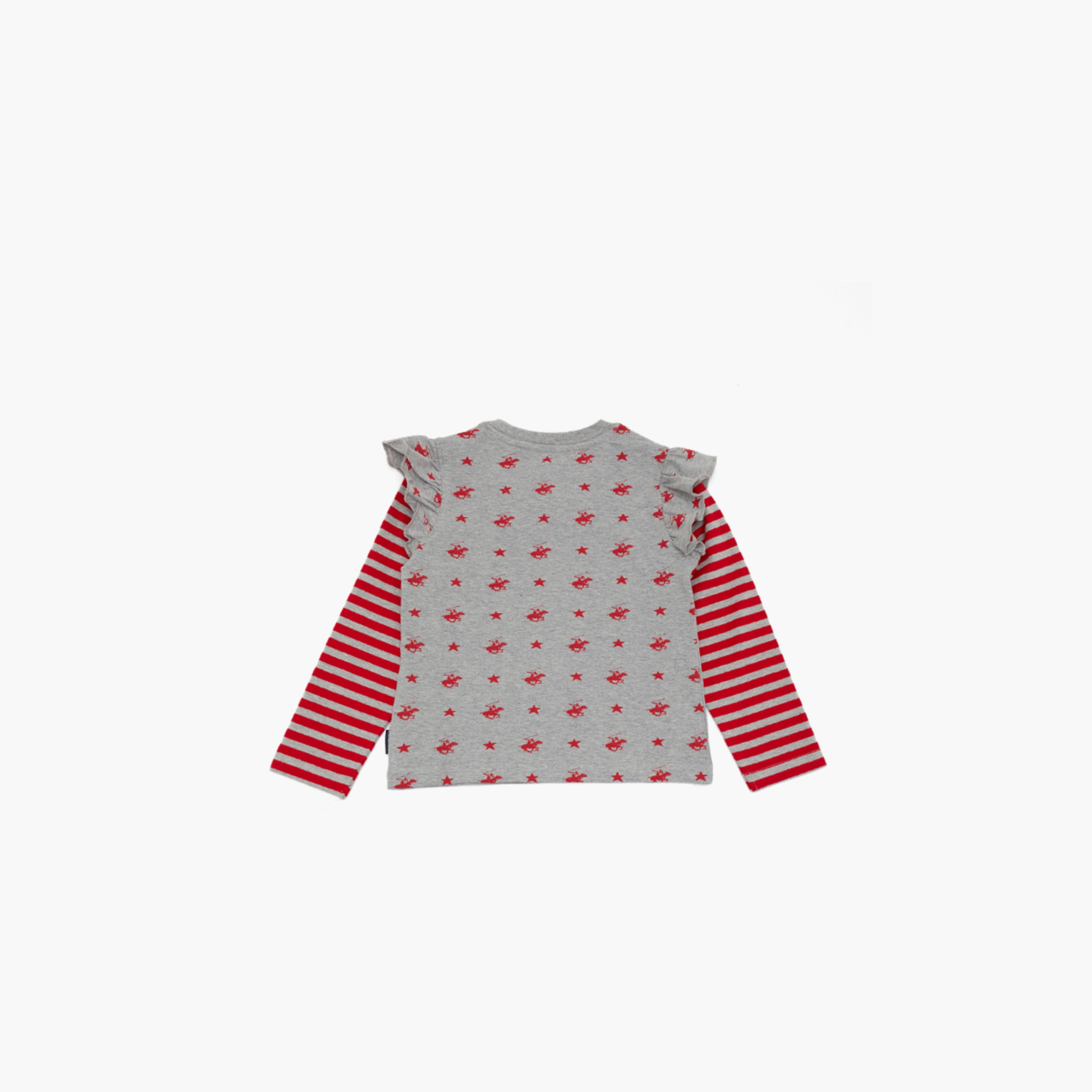 Beverly Hills Polo Club Boy's Long Sleeves Crew Neck T-Shirt-girls-clothing-tshirts-image-2