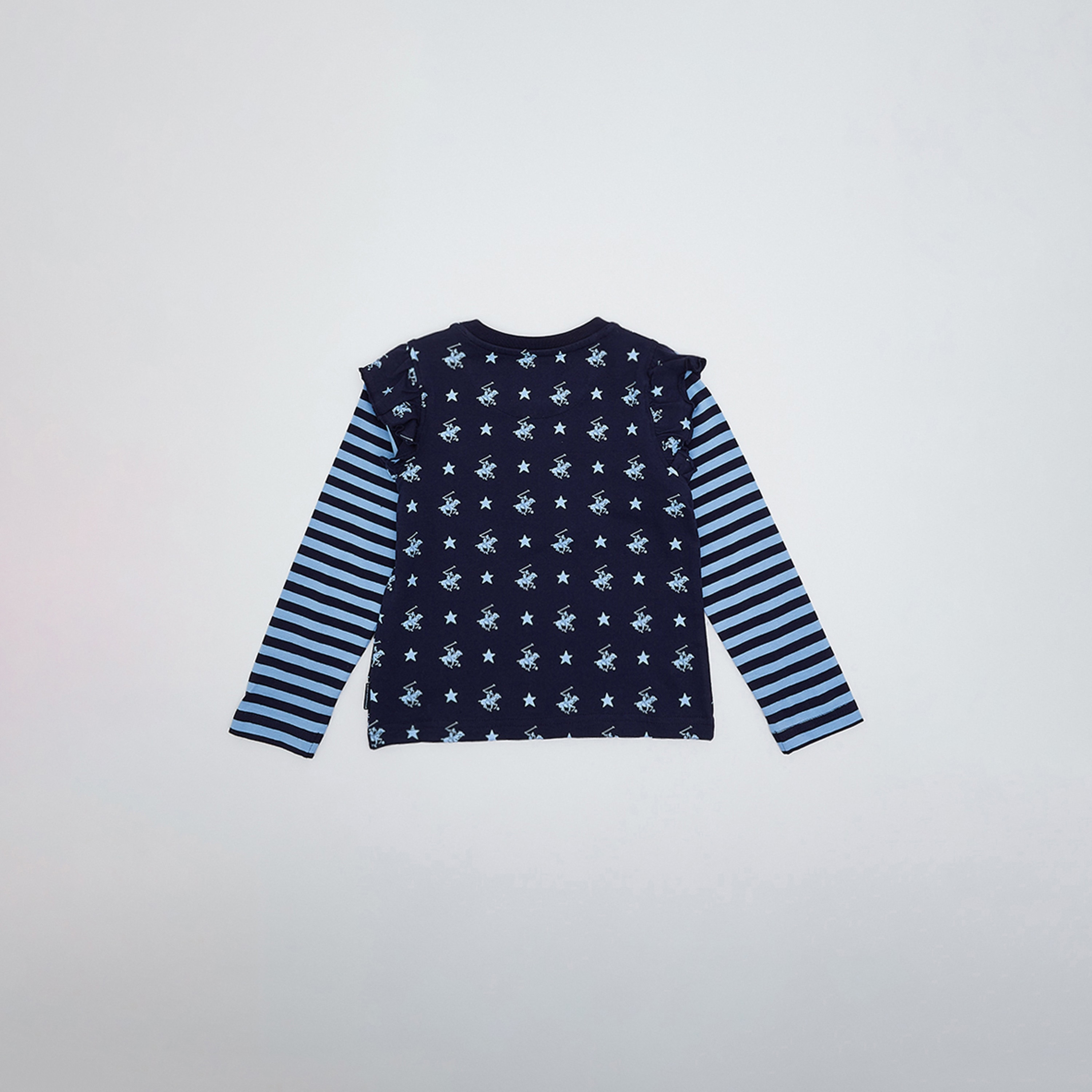 Beverly Hills Polo Club Boy's Long Sleeves Crew Neck T-Shirt-girls-clothing-tshirts-image-8