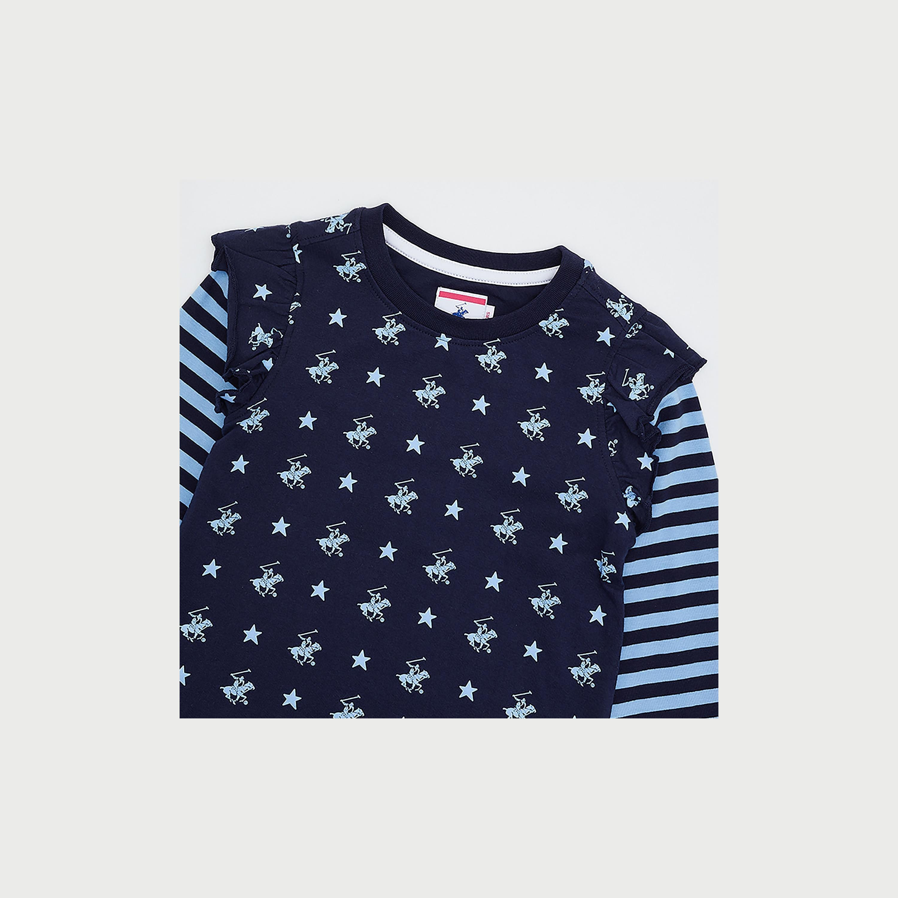 Beverly Hills Polo Club Boy's Long Sleeves Crew Neck T-Shirt-girls-clothing-tshirts-image-9