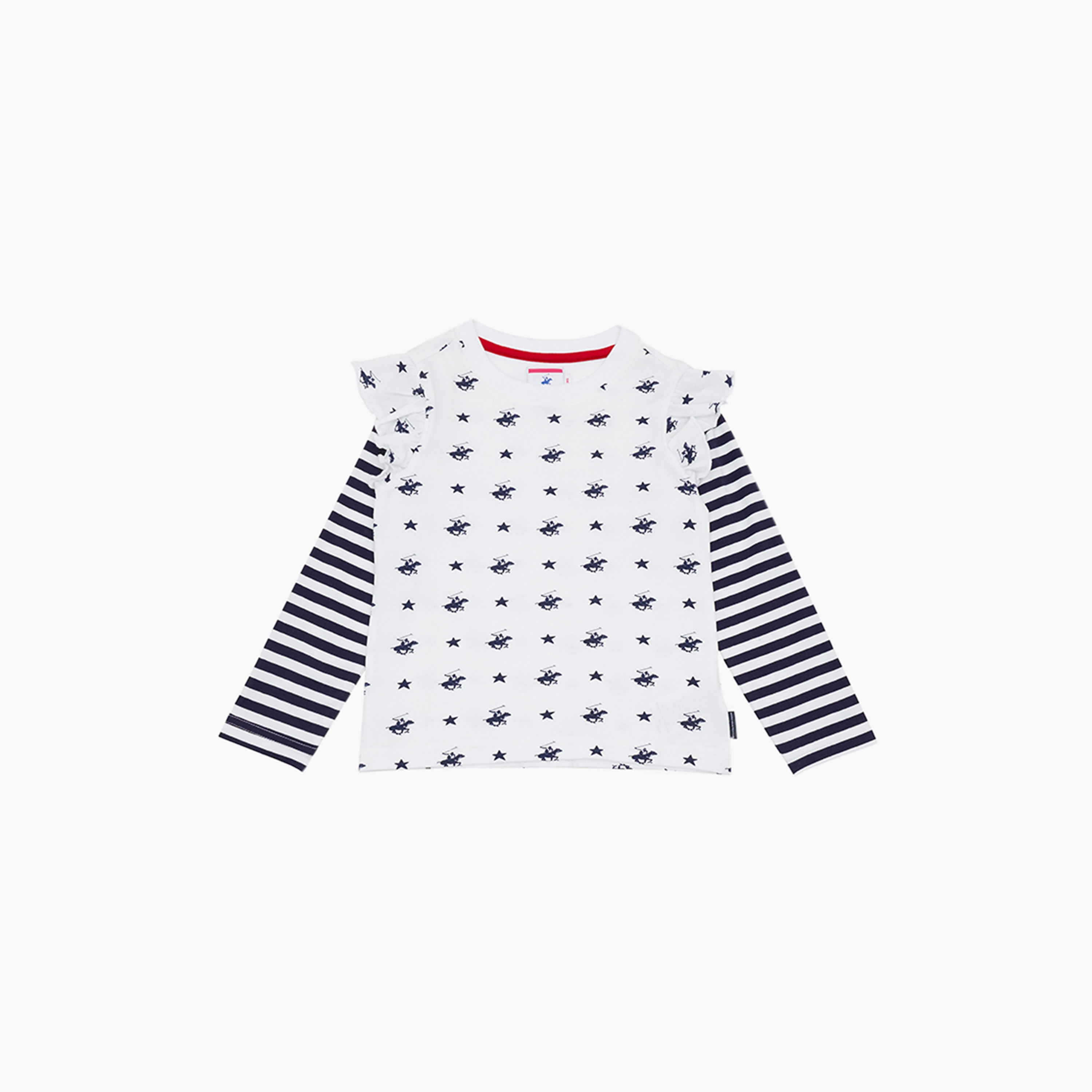 Beverly Hills Polo Club Boy's Long Sleeves Crew Neck T-Shirt-girls-clothing-tshirts-image-4