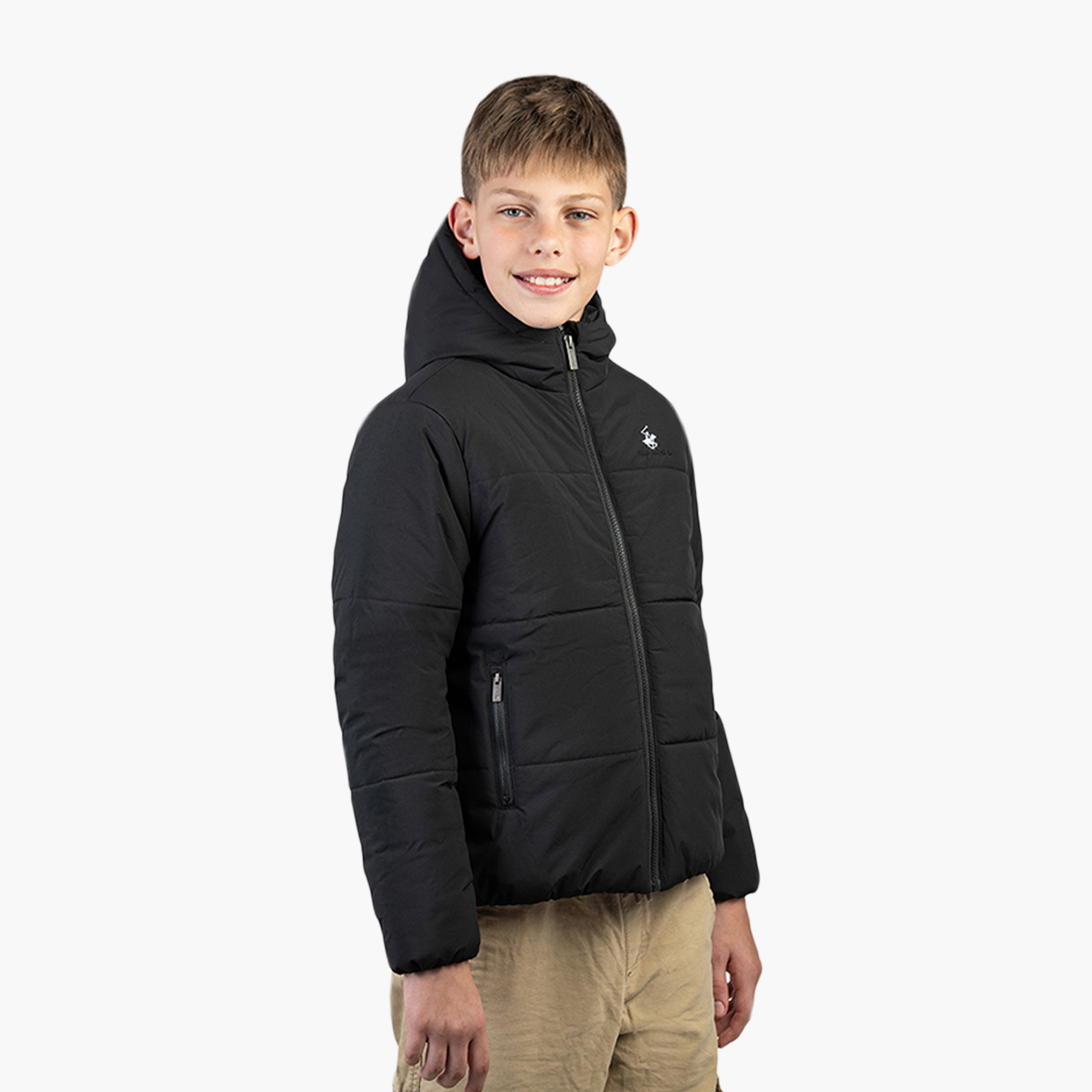 Beverly Hills Polo Club Long Sleeves Quilted Hooded Bomber Jacket-boys-clothing-jacketsandcoats-image-3