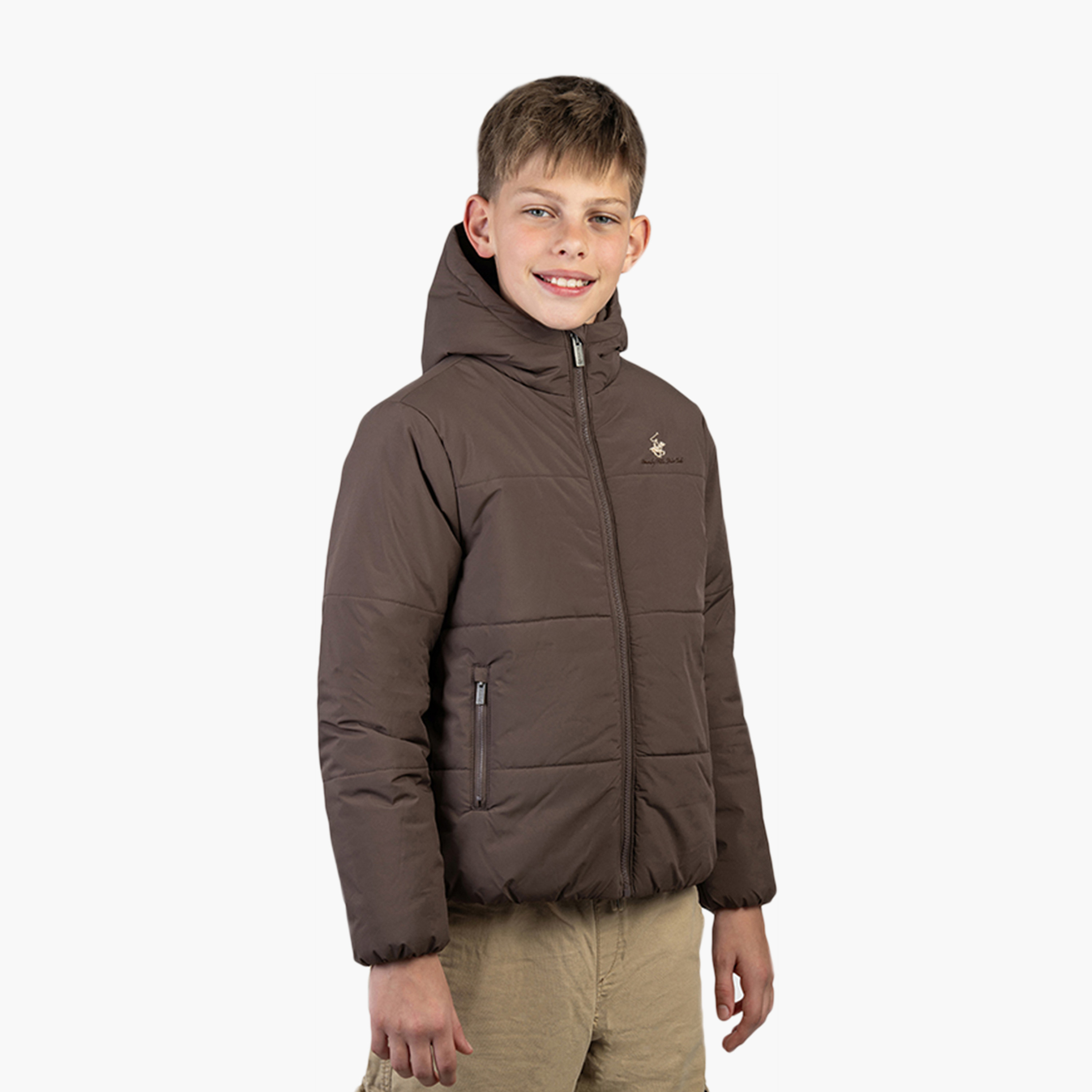 Beverly Hills Polo Club Long Sleeves Quilted Hooded Bomber Jacket-boys-clothing-jacketsandcoats-image-3