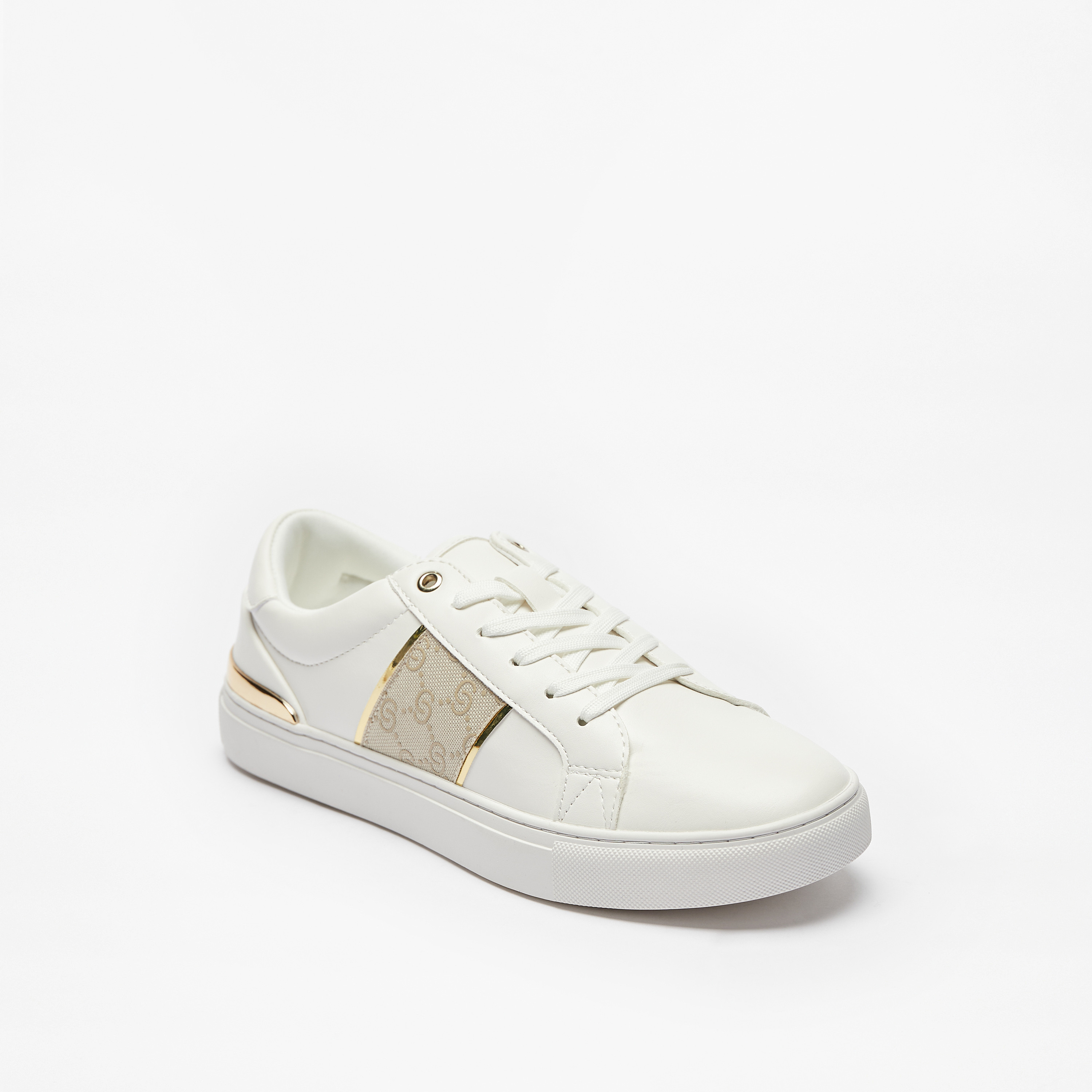 حذاء سنيكرز نسائي سهل الارتداء مزين بتفاصيل دانتيل من سيليست-women-shoes-sneakers-image-1