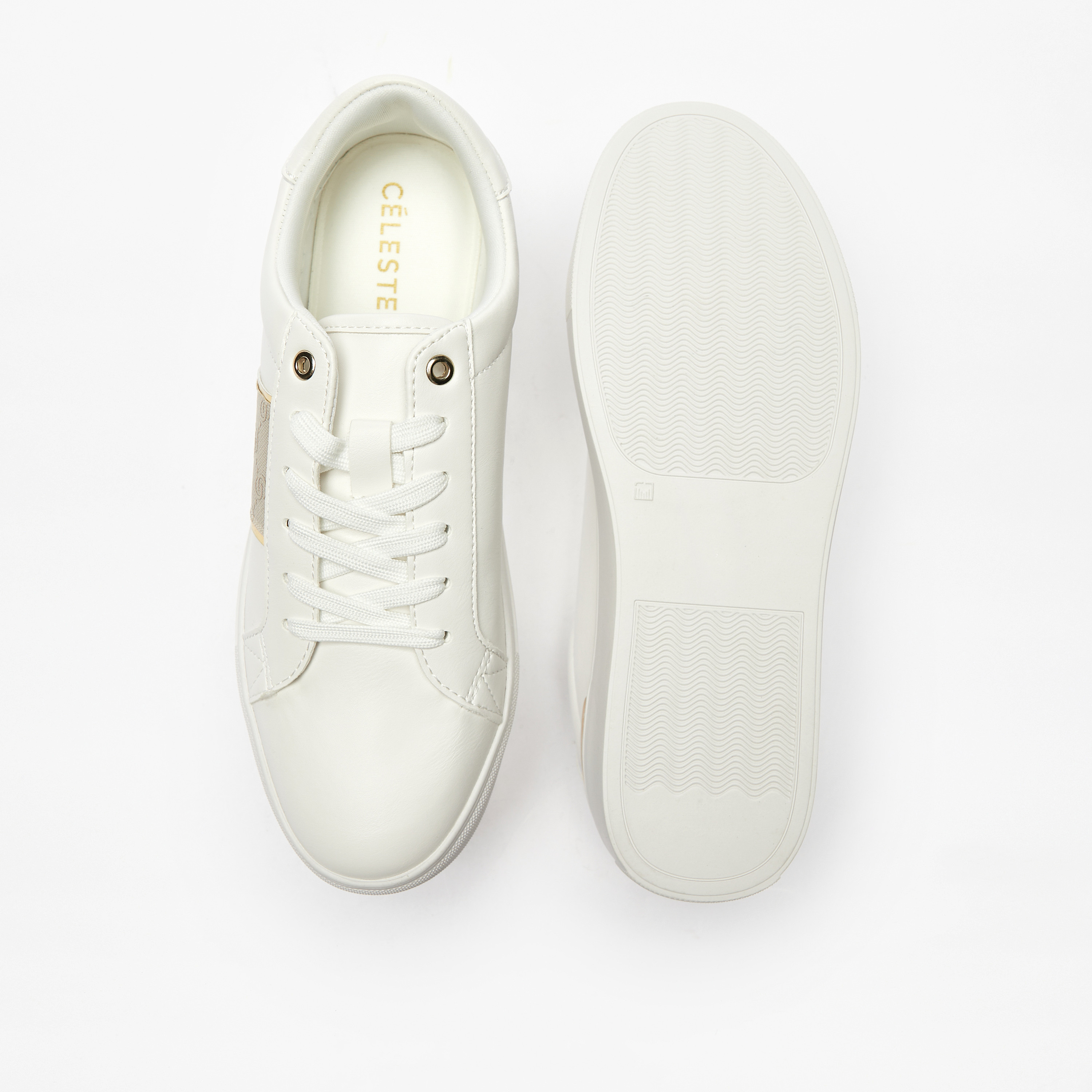 حذاء سنيكرز نسائي سهل الارتداء مزين بتفاصيل دانتيل من سيليست-women-shoes-sneakers-image-4