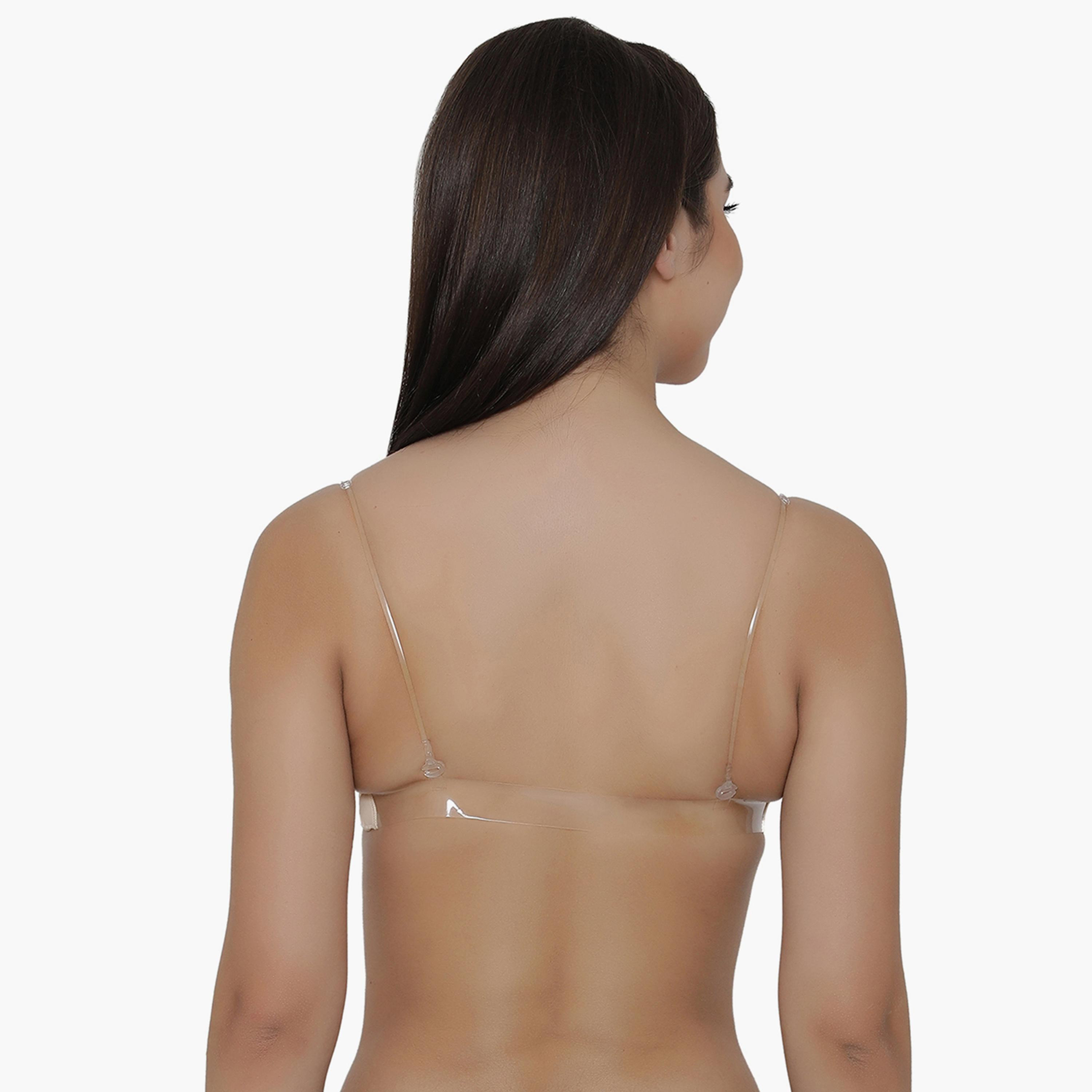 Clovia Invisible Full Cup Multiway Strapless Women's T-shirt Bra with Strap & Band - Cotton Rich-women-clothing-lingerie-bras-image-4