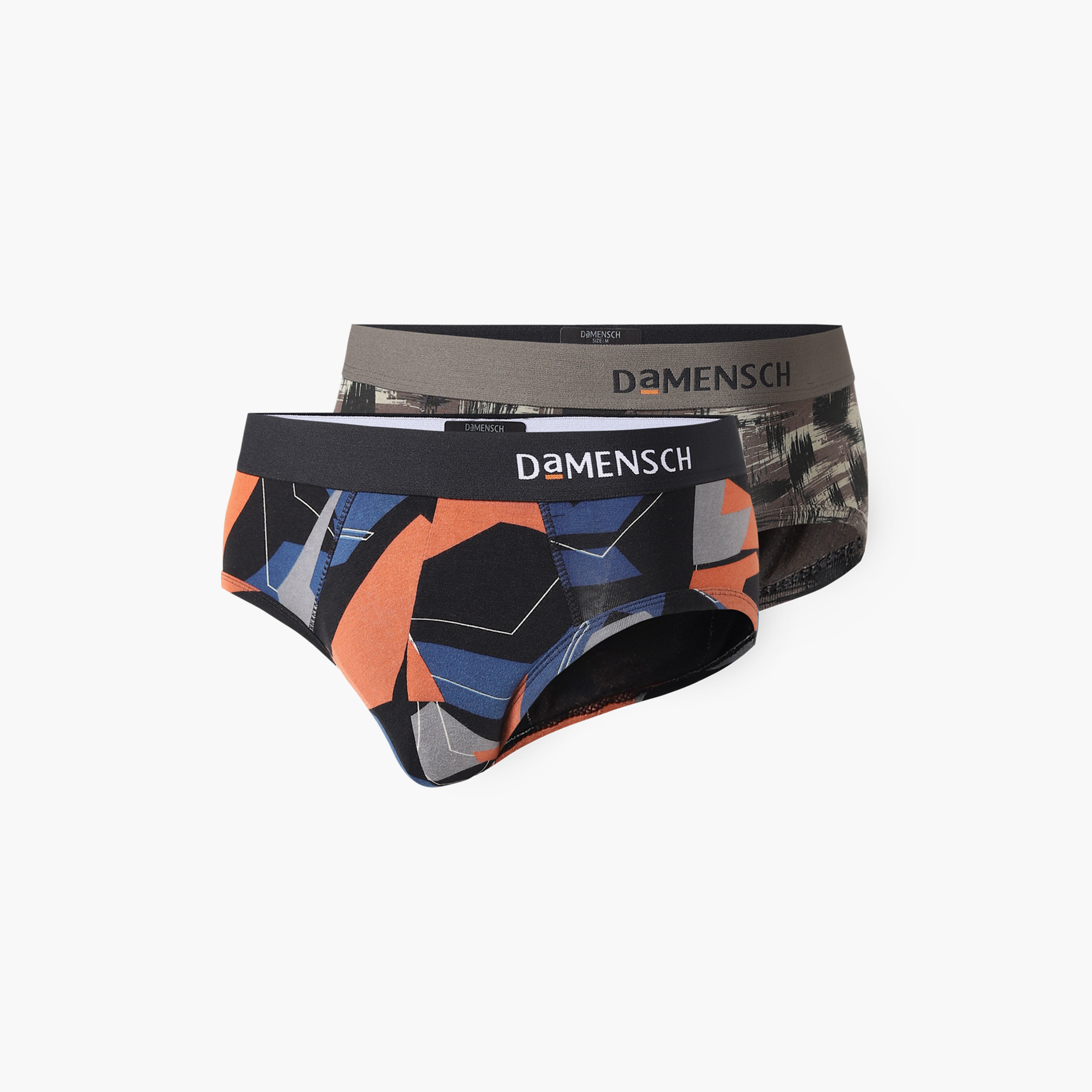 Damensch Pack of 2 Printed Deo-Soft Supima Modal Briefs-men-clothing-innerwear-underwear-image-1