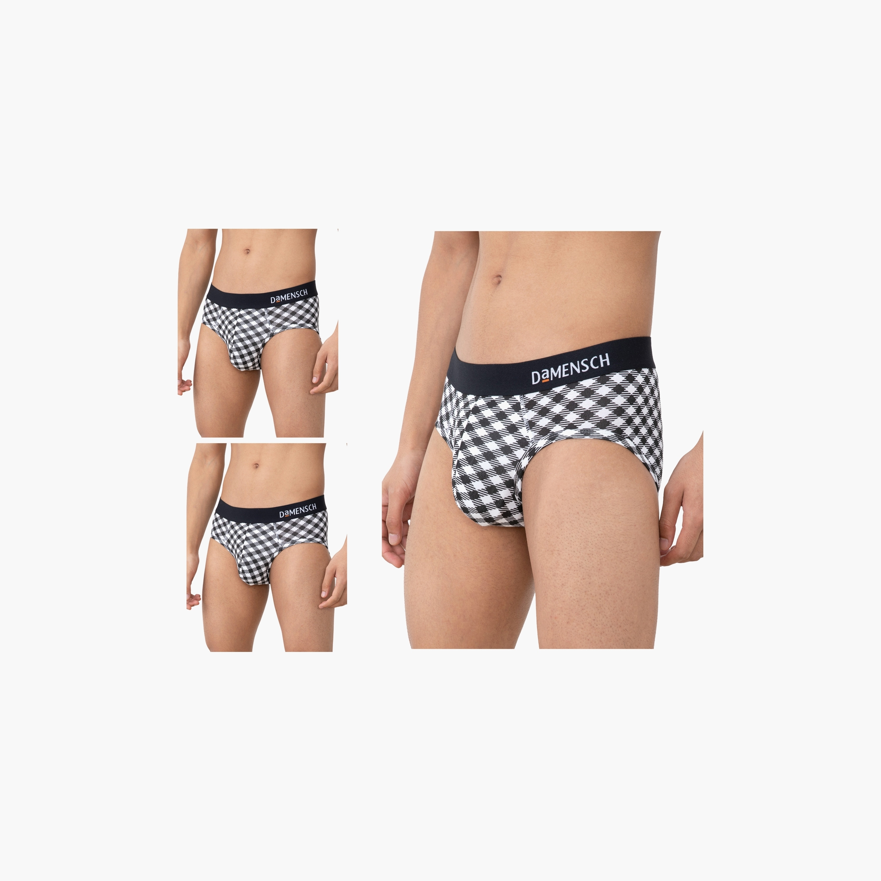 مجموعة دامنش الرجالية المكونة من 3 بريفز ذات مطبوعة مانعة للروائح الكريهة مع ديو سوفت-men-clothing-innerwear-underwear-image-2