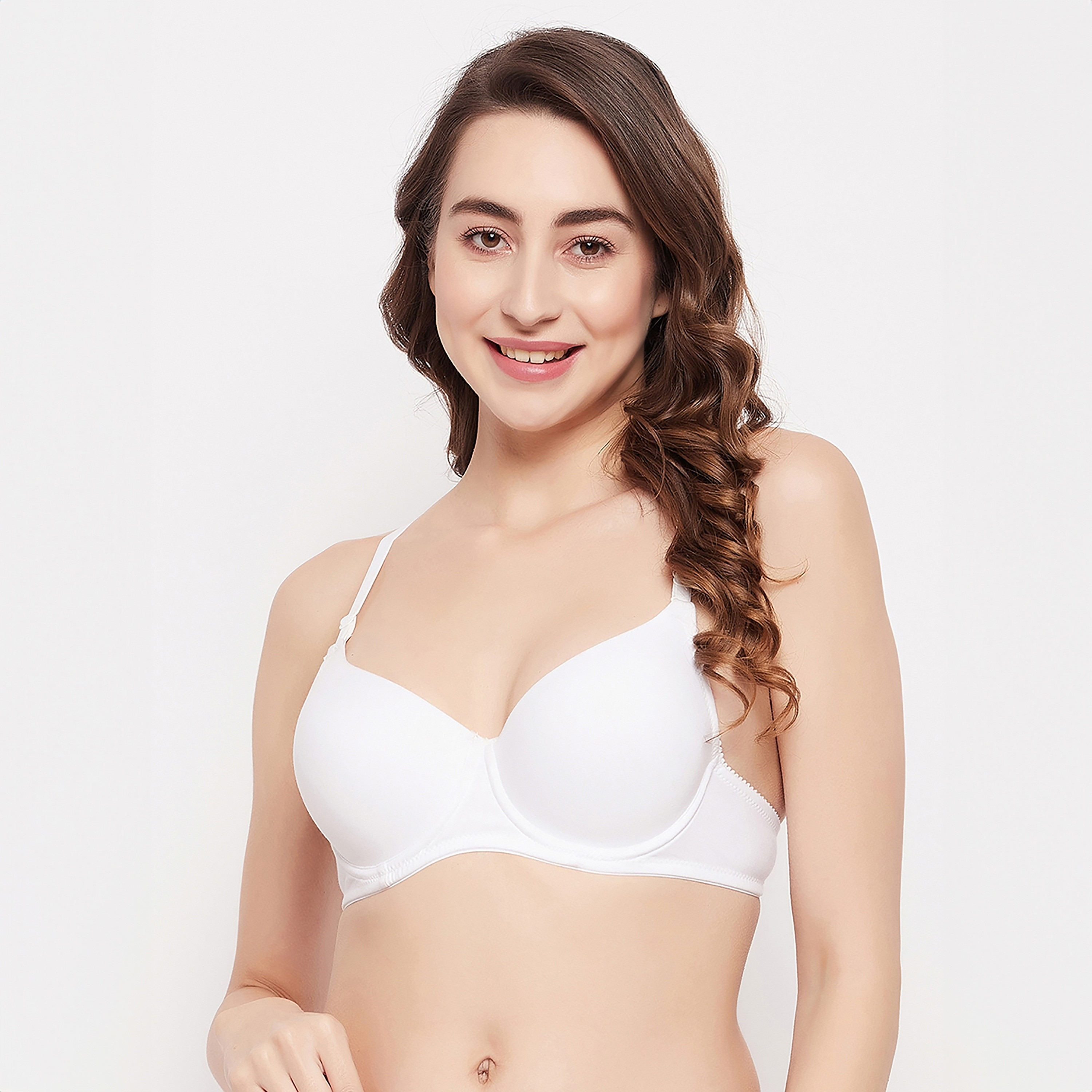 Clovia Padded Underwired Women's Multiway T-Shirt Push-Up Bra - Cotton Rich-women-clothing-lingerie-bras-image-1