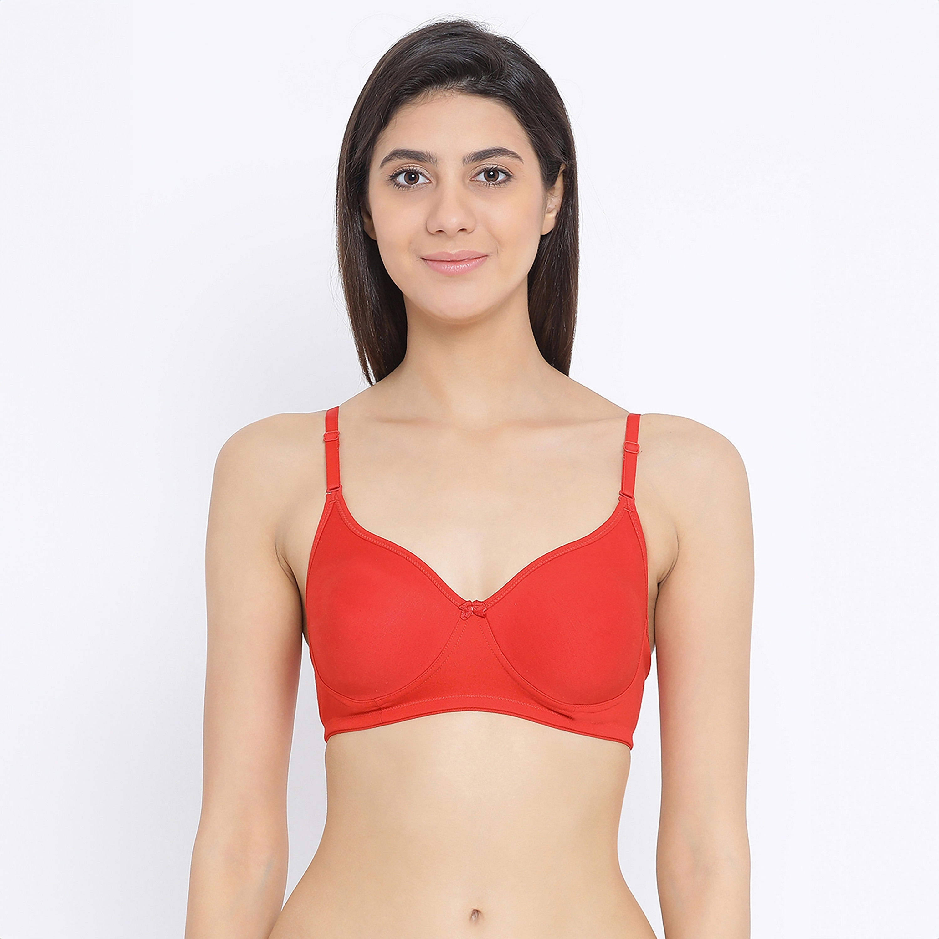 Clovia Non-Padded Non-Wired Full Coverage Spacer Cup Women's Multiway T-Shirt Bra - Cotton Rich-women-clothing-lingerie-bras-image-1