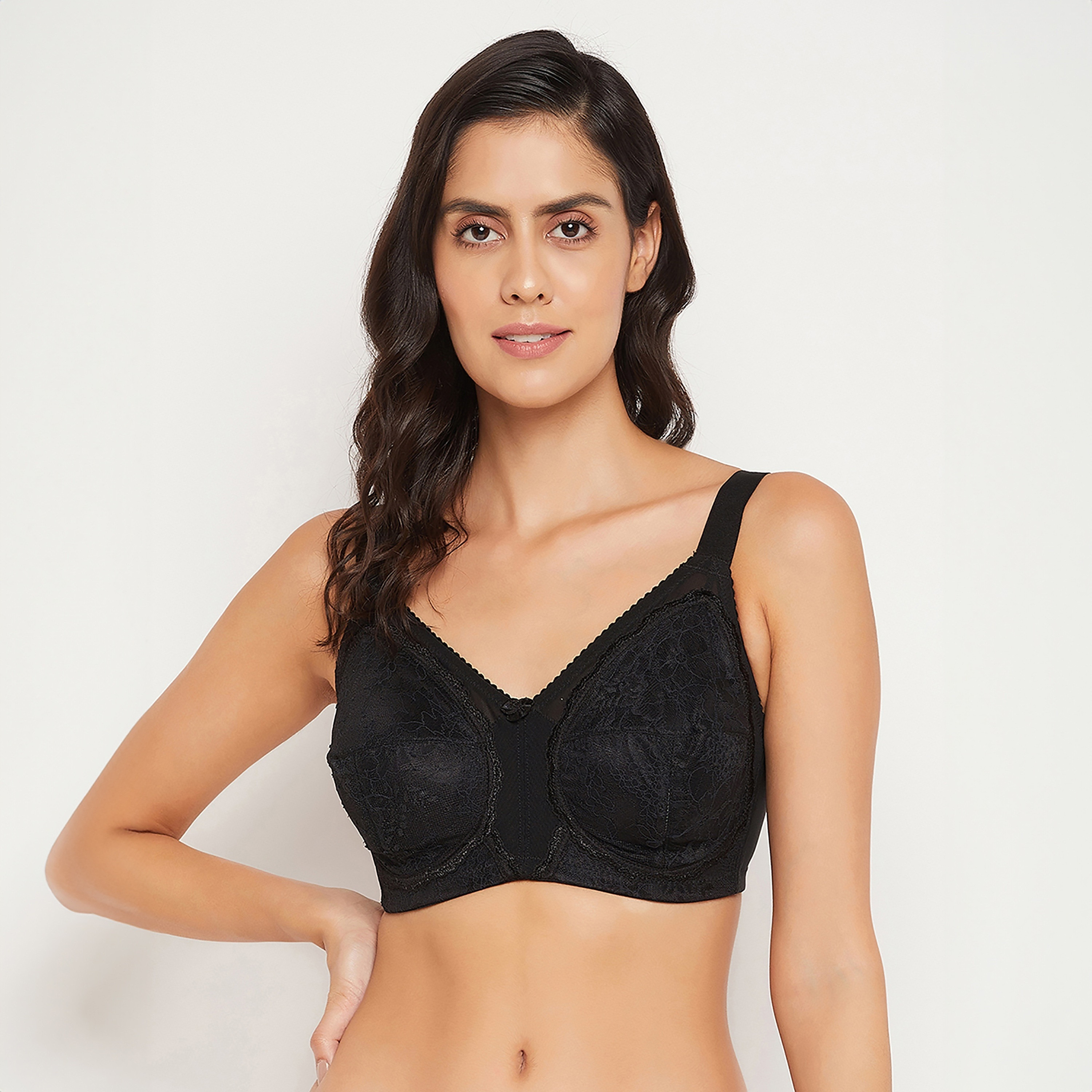 Clovia Non-Padded Non-Wired Full Coverage Minimizer Women's Bra - Lace-women-clothing-lingerie-bras-image-6