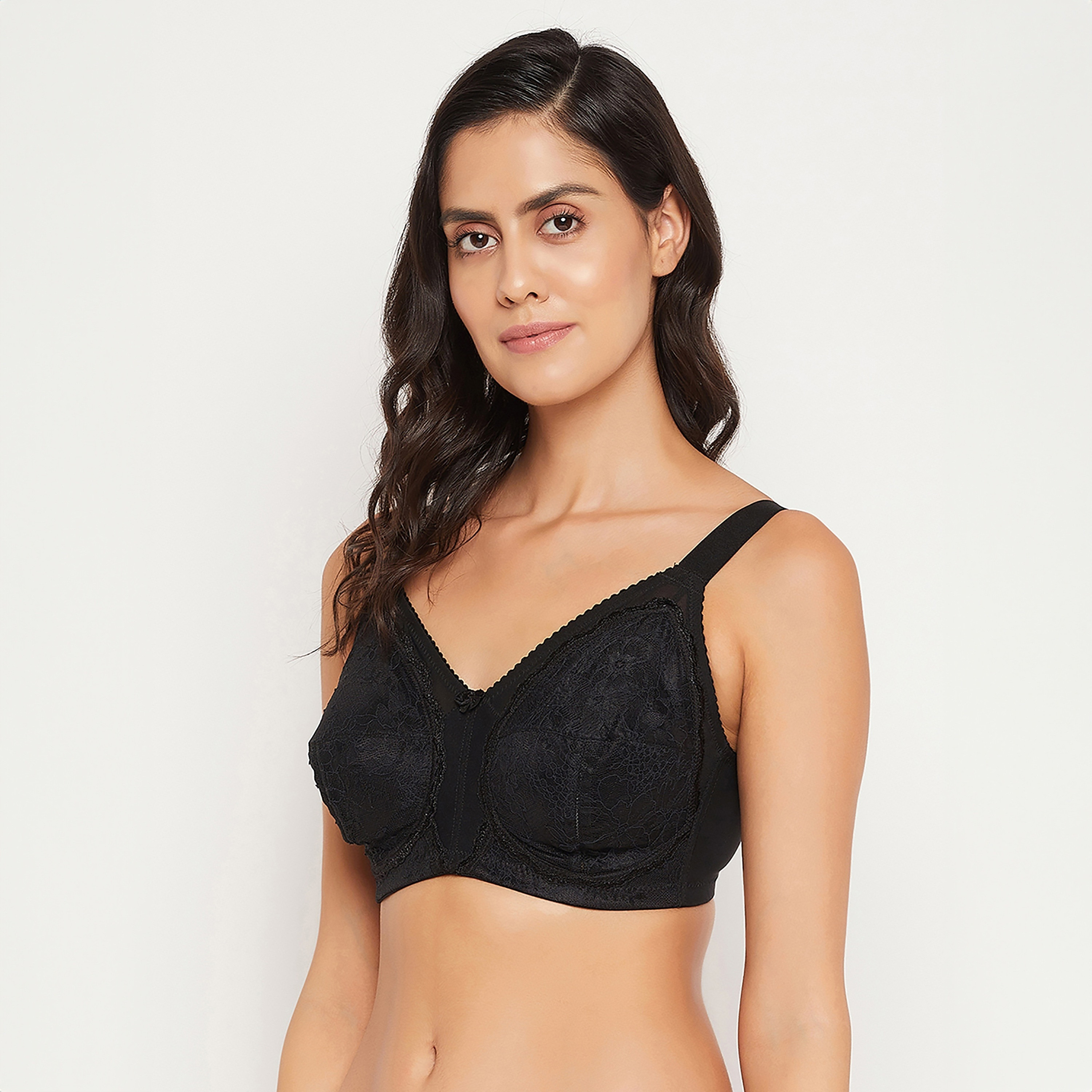 Clovia Non-Padded Non-Wired Full Coverage Minimizer Women's Bra - Lace-women-clothing-lingerie-bras-image-7