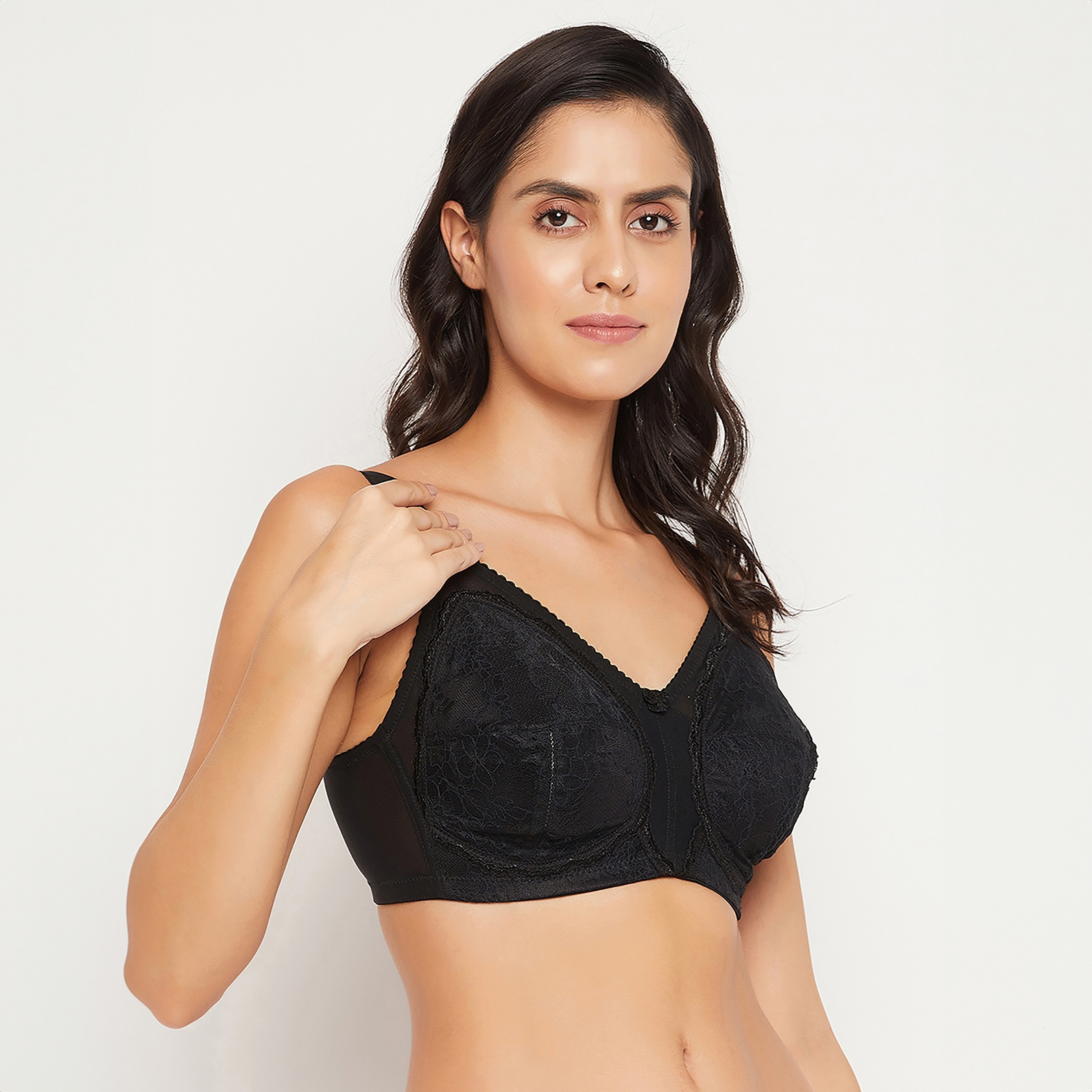 Clovia Non-Padded Non-Wired Full Coverage Minimizer Women's Bra - Lace-women-clothing-lingerie-bras-image-8