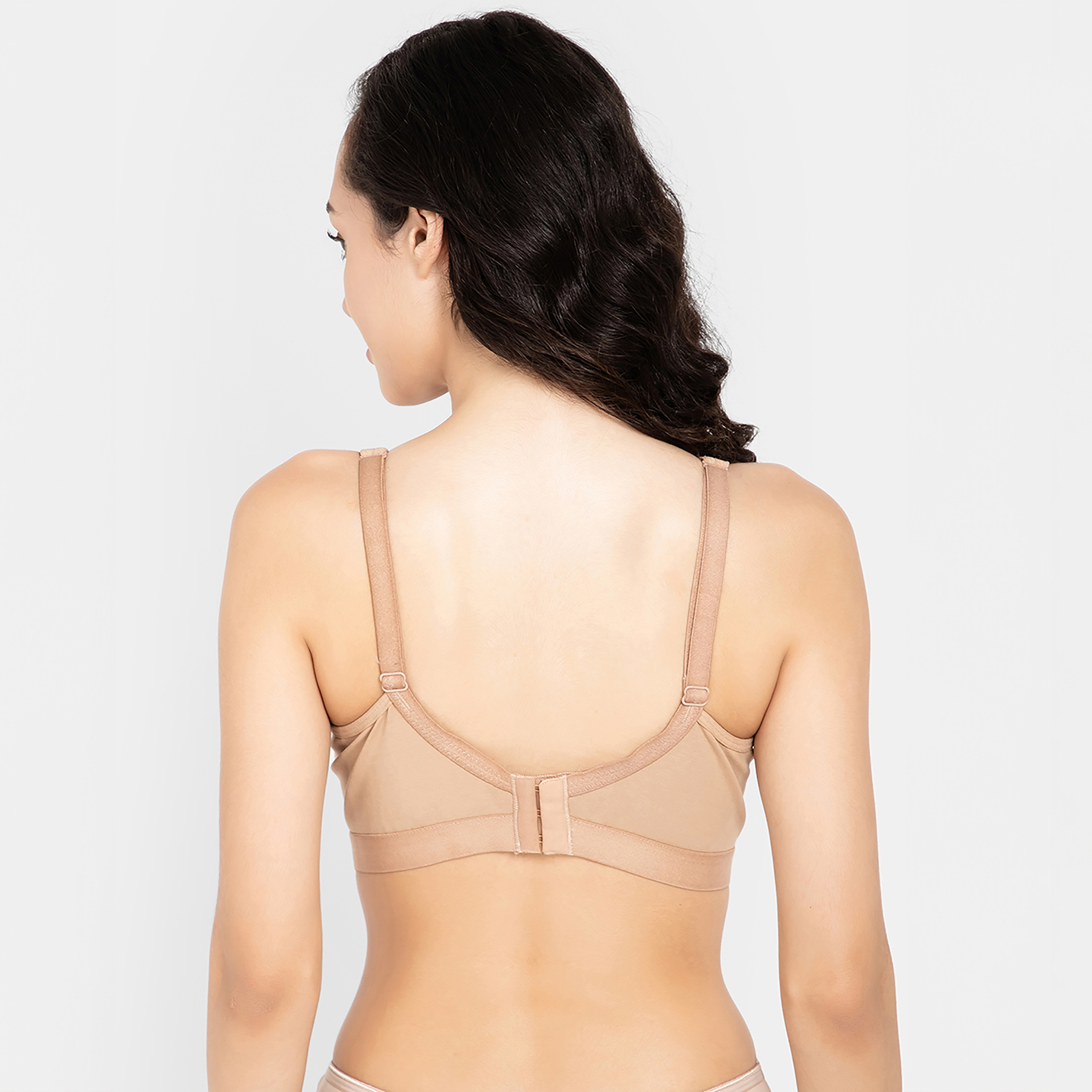 Clovia Non-Padded Non-Wired Full Figure Spacer Cup Women's T-Shirt Bra - Cotton Rich-women-clothing-lingerie-bras-image-4