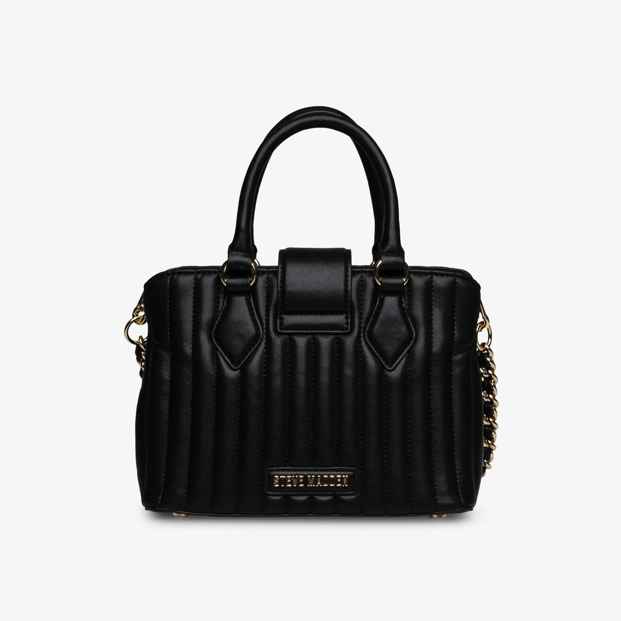 Steve madden black quilted cheap tote bag