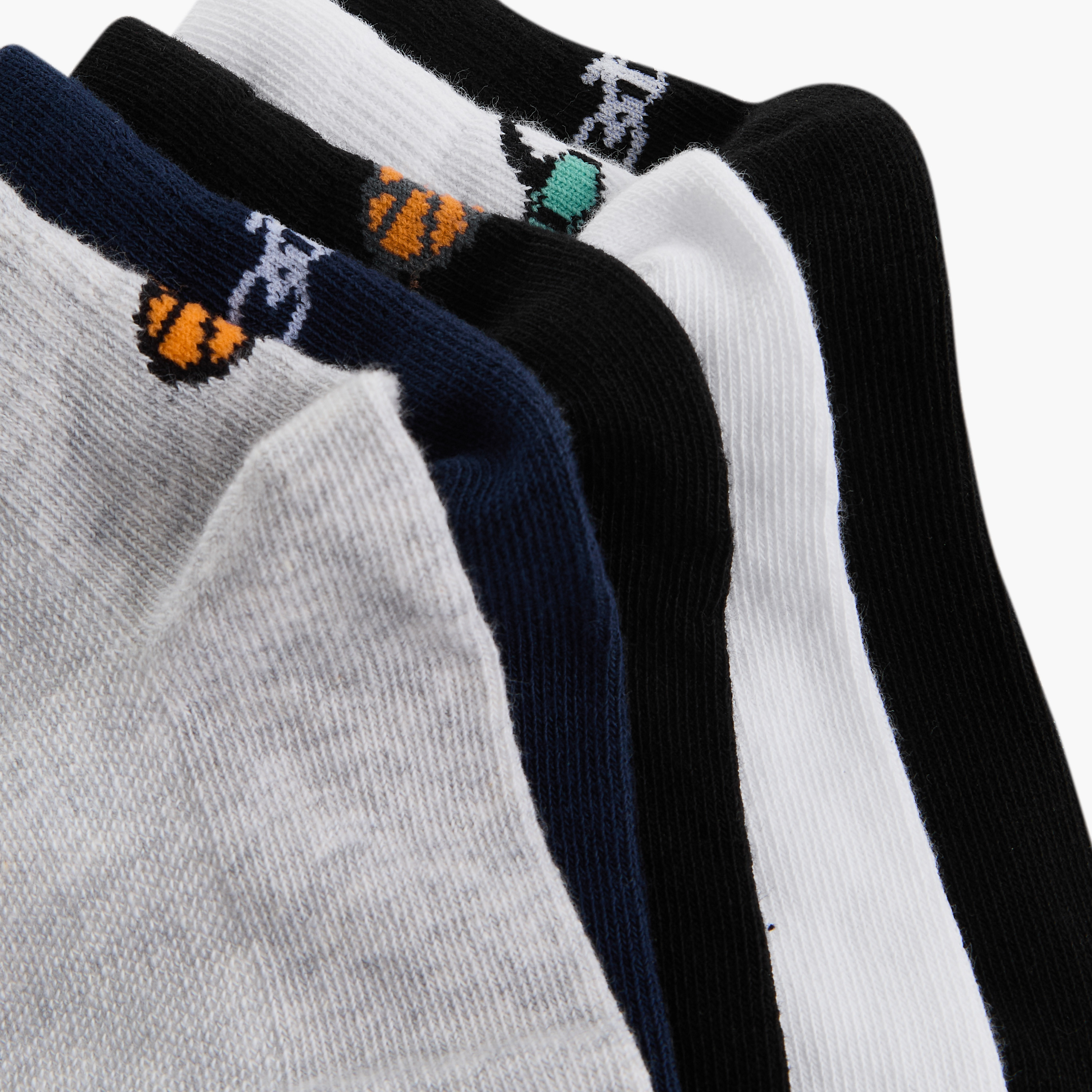 Pack of 5 Juniors Boys Socks Ankle Length-boys-accessories-socks-image-4