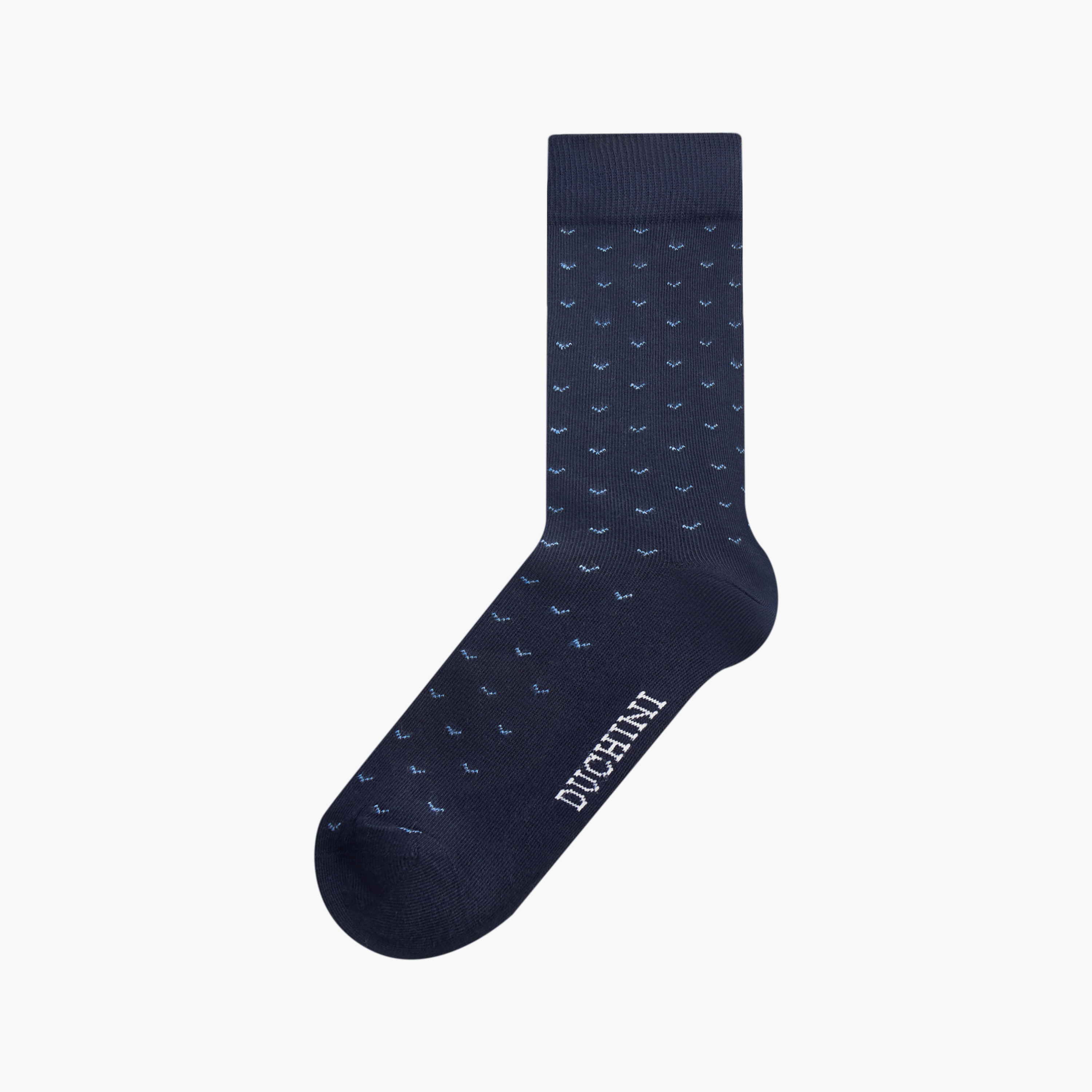 Duchini Printed Non Terry Crew Length Socks - Set of 5-men-socks-image-2
