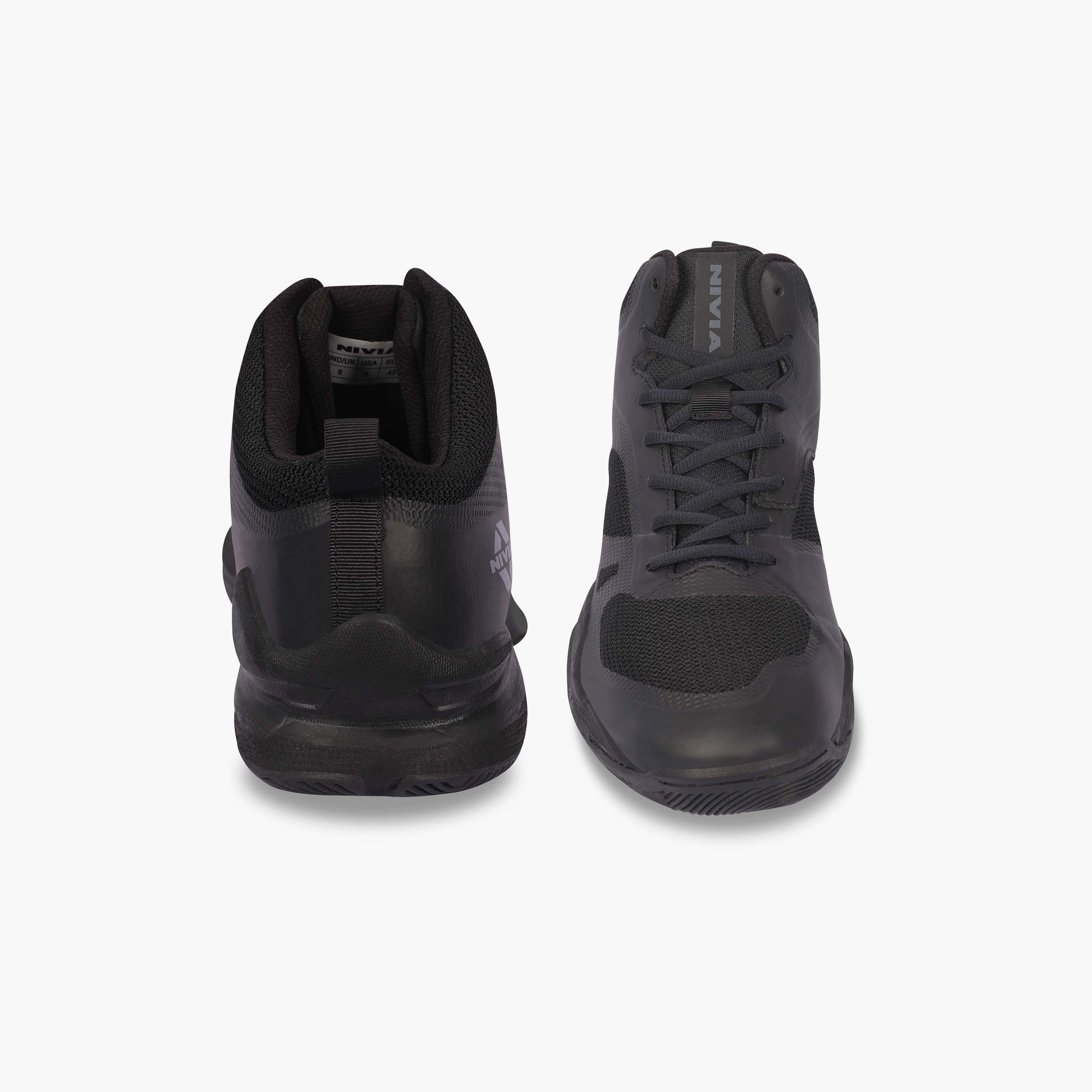 Buy Men s Nivia Combat 2.0 Black Basketball Shoes Online