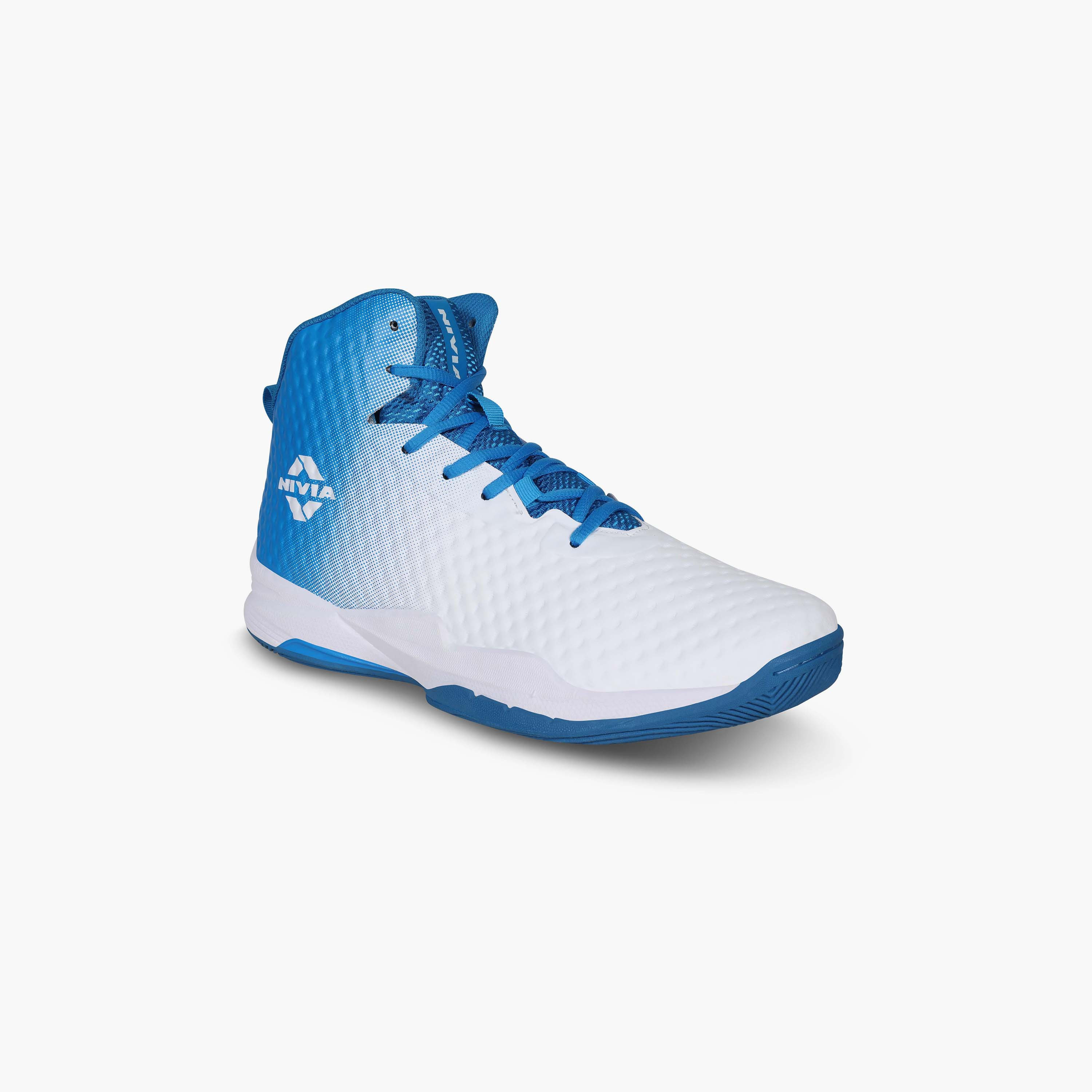 حذاء كرة السلة من نيفيا انجراور أبيض / أزرق سماوي-sports-men-shoes-image-1
