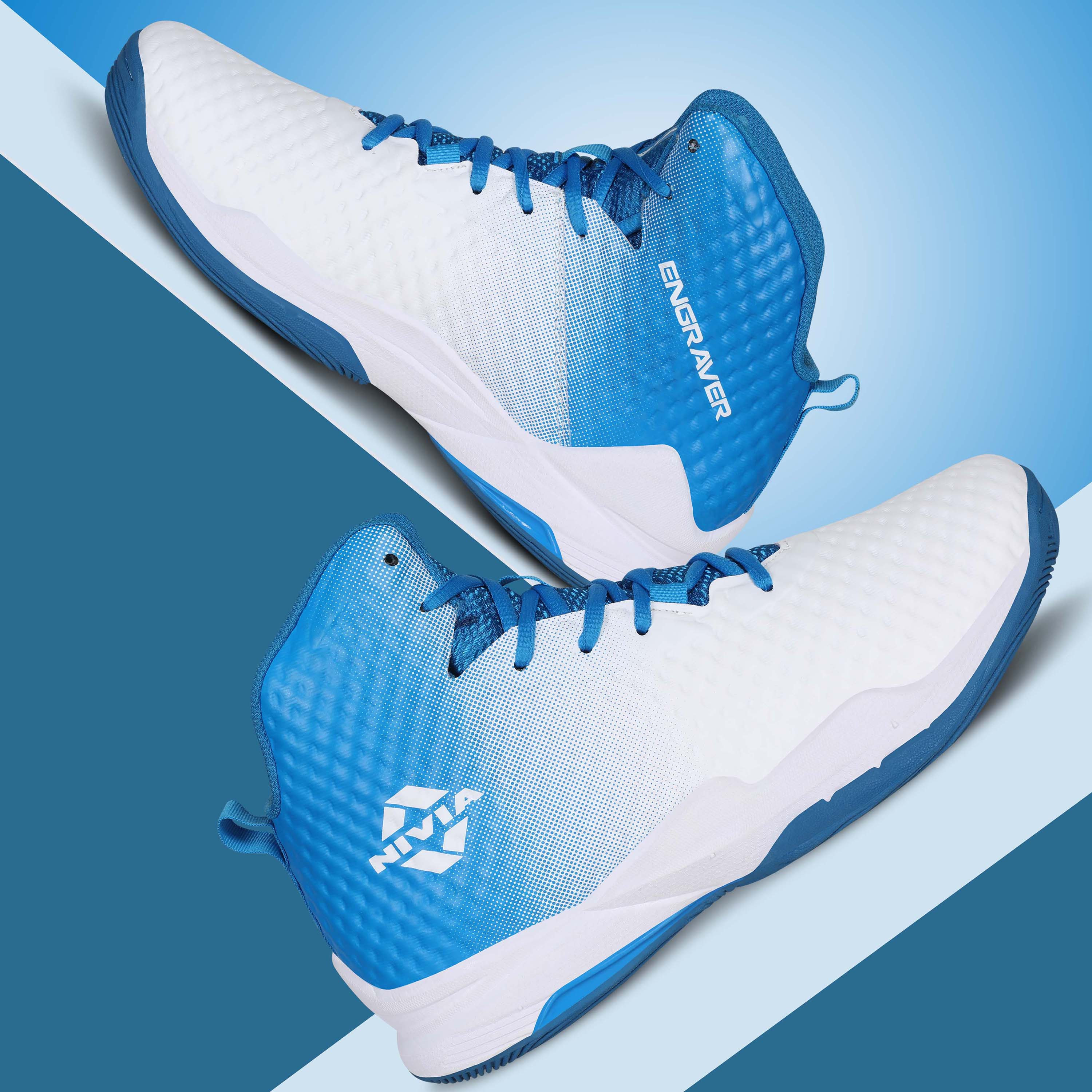 حذاء كرة السلة من نيفيا انجراور أبيض / أزرق سماوي-sports-men-shoes-image-9