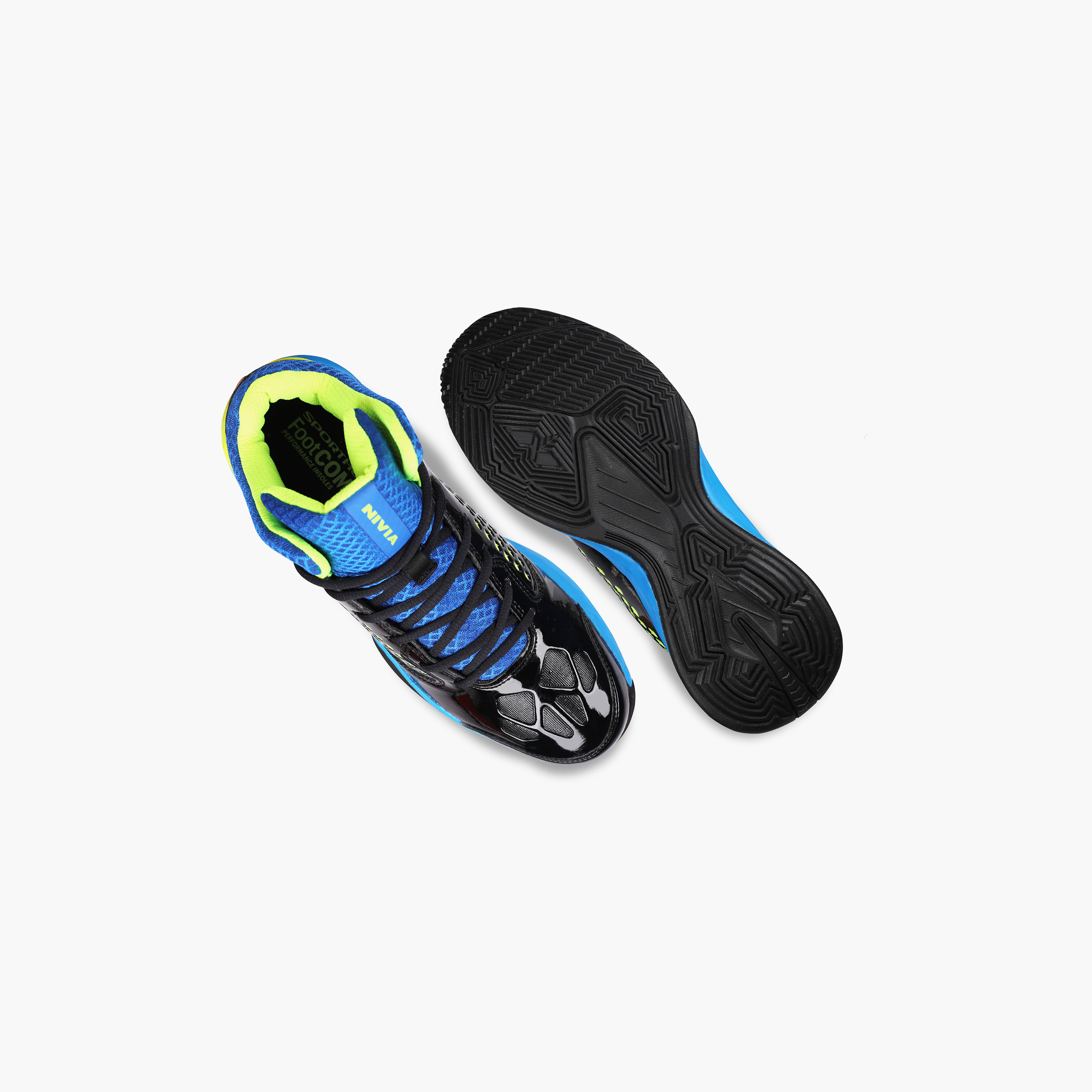 حذاء كرة السلة من نيفيا وارير-I أسود / أزرق-sports-men-shoes-image-6
