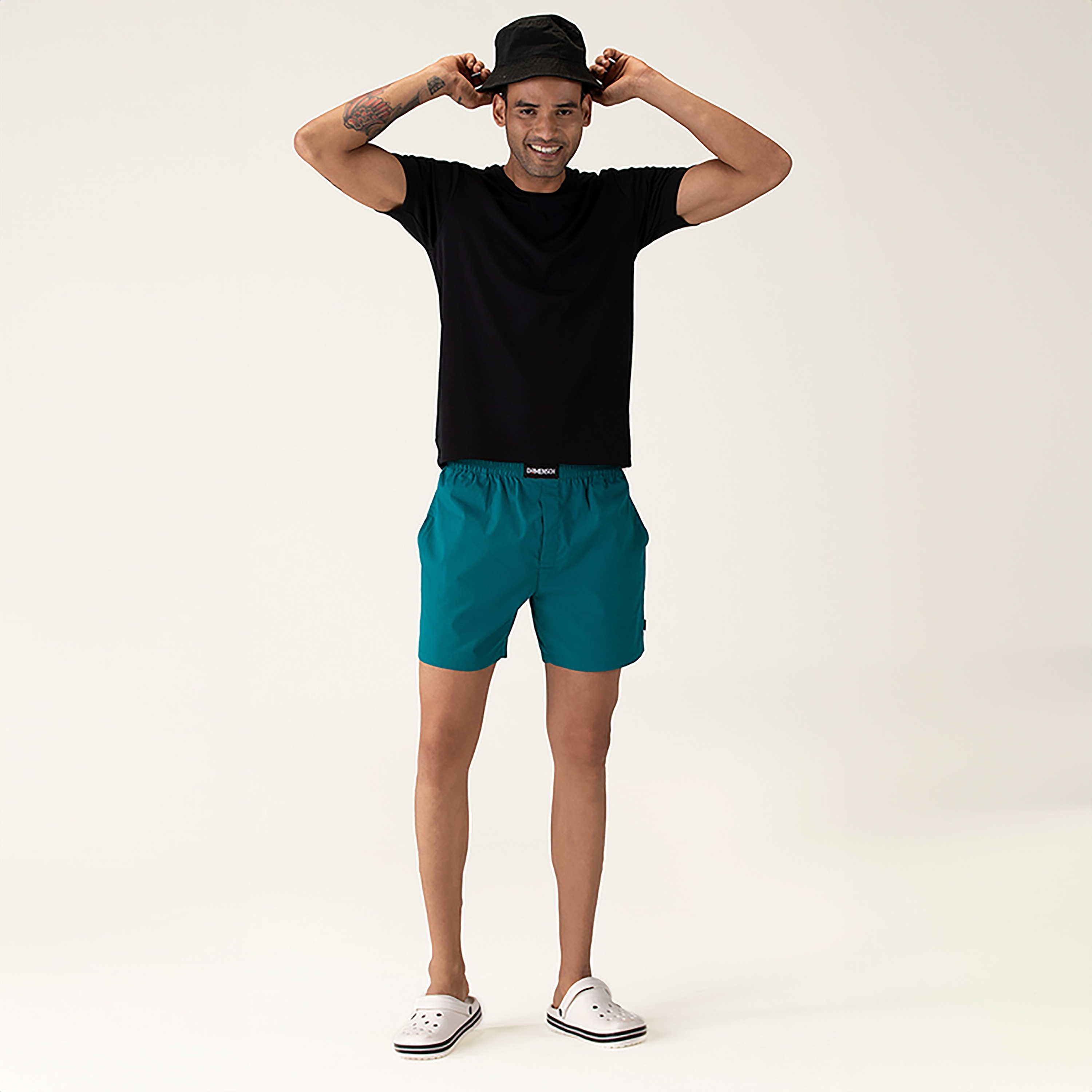 Damensch Pack of 2 Plain Cotton Classic Boxers-men-clothing-innerwear-underwear-image-4