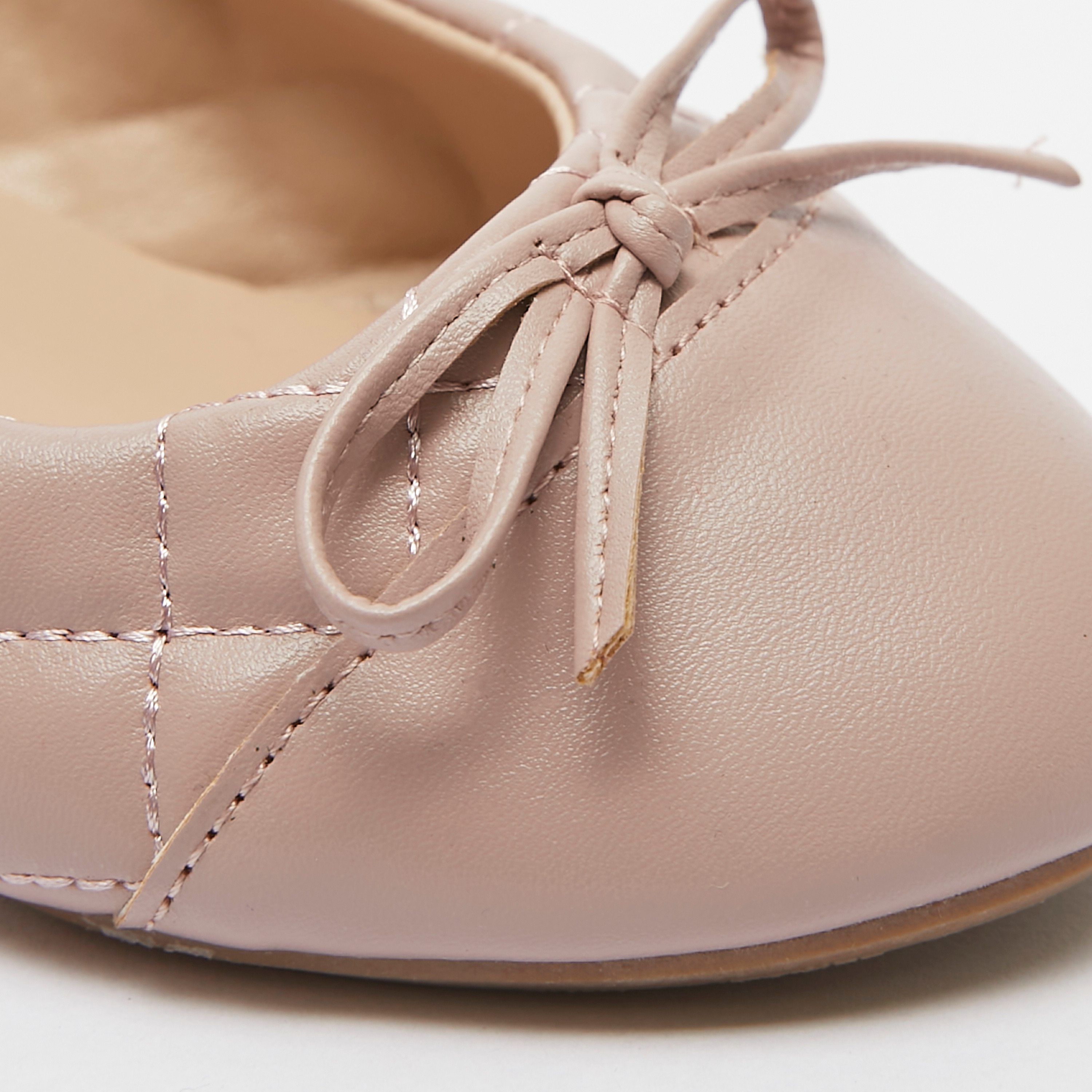 حذاء باليرينا مبطن بمقدمة مستديرة وزينة فيونكة-girls-shoes-ballerinas-image-4