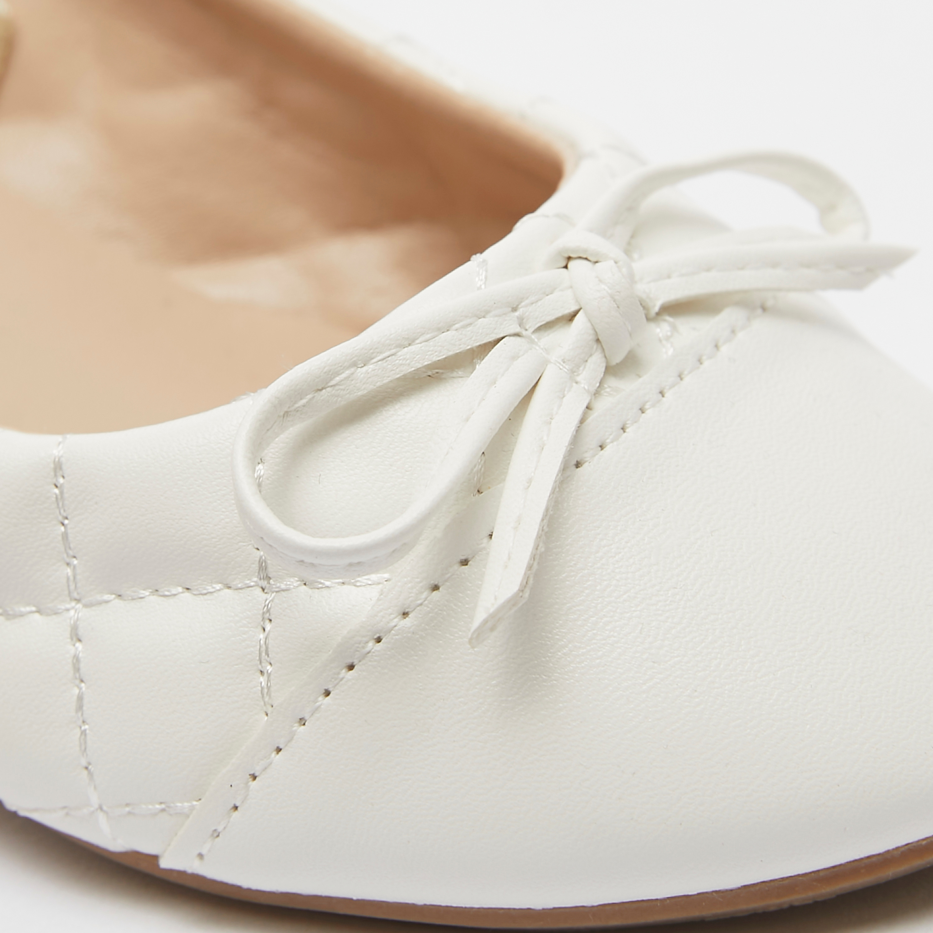 حذاء باليرينا مبطن بمقدمة مستديرة وزينة فيونكة-girls-shoes-ballerinas-image-16