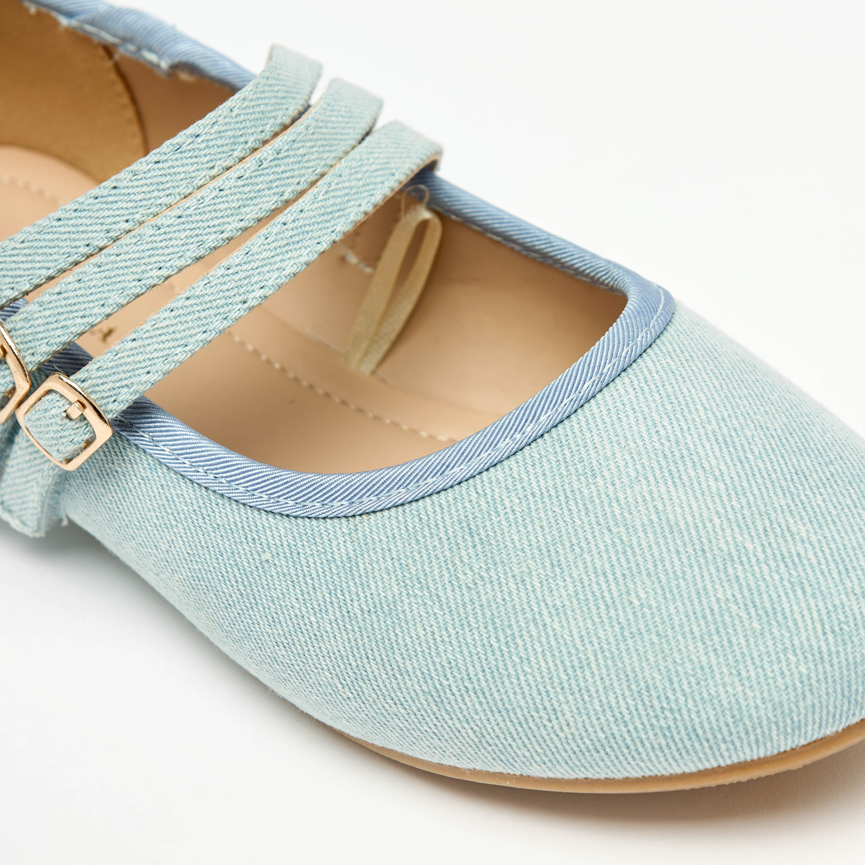 حذاء باليرينا بارز الملمس بشريط إغلاق لاصق من فلورا بيلا-girls-shoes-maryjanes-image-5