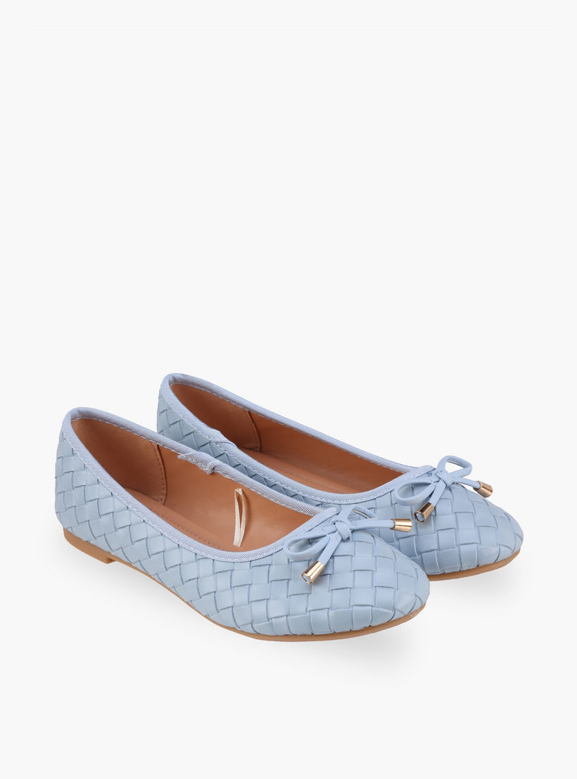 حذاء باليرينا بفيونكة للبنات من فلورا بيلا-girls-shoes-ballerinas-image-1