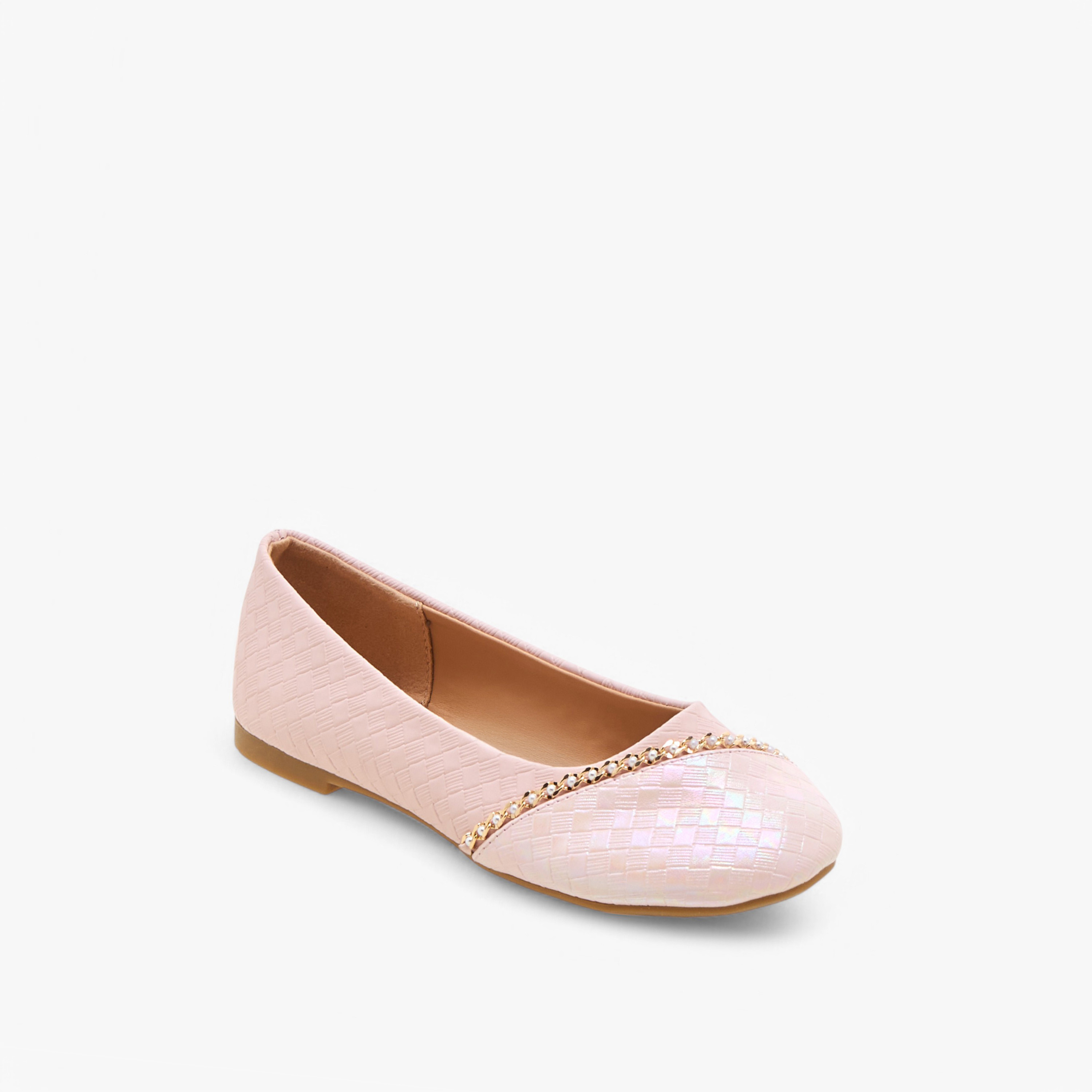 Flora Bella Embellished Slip-On Ballerina Shoes-girls-shoes-ballerinas-image-2