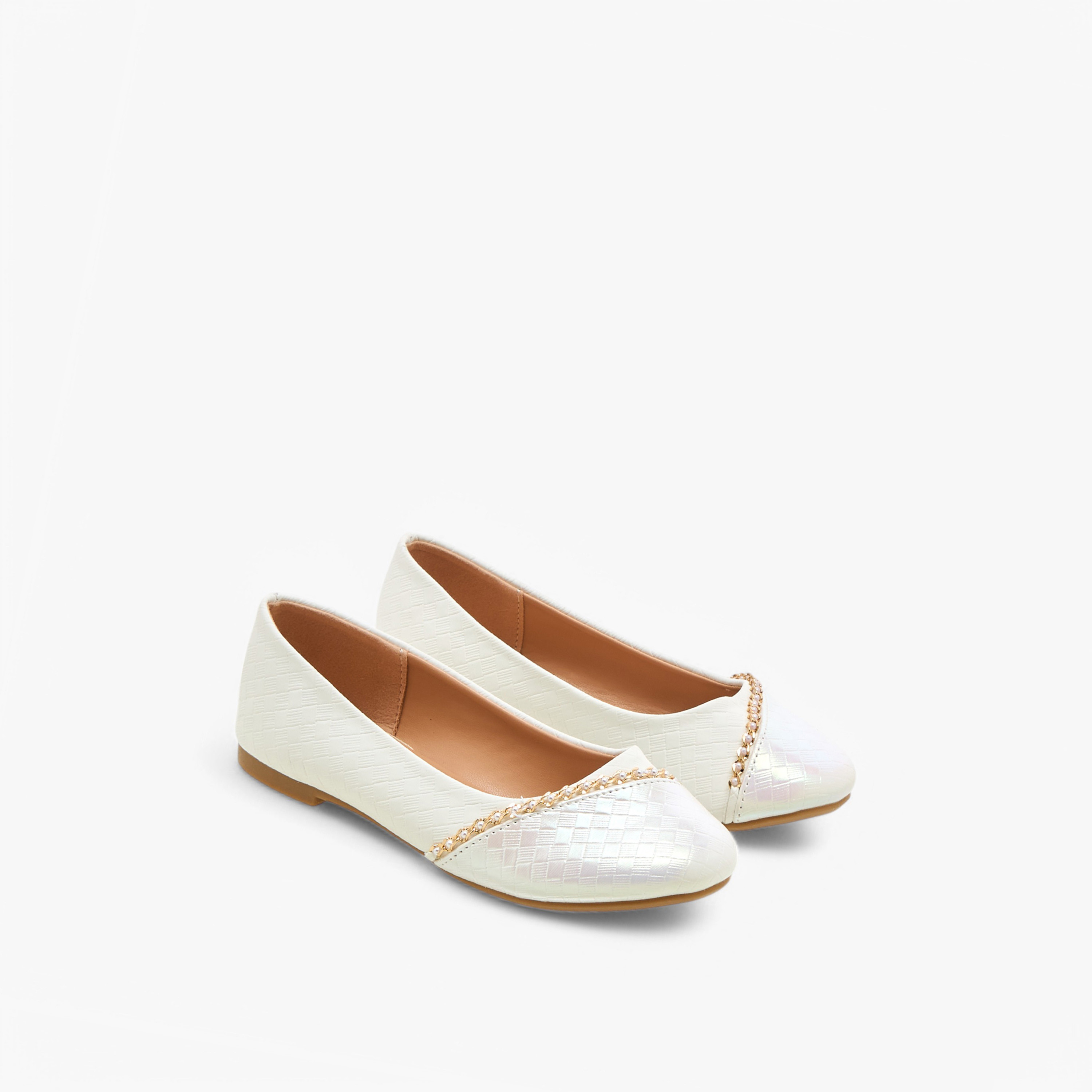 Flora Bella Embellished Slip-On Ballerina Shoes-girls-shoes-ballerinas-image-1