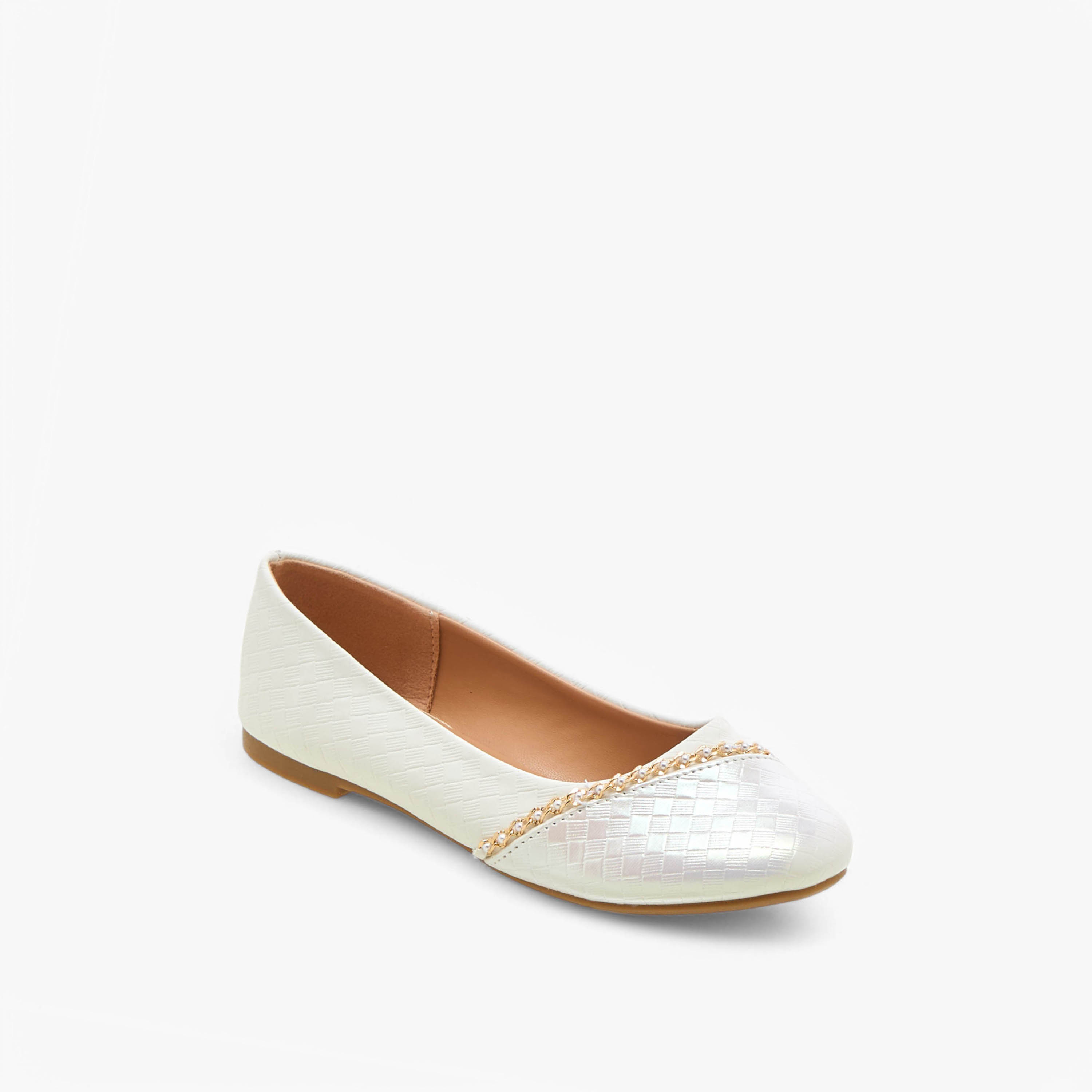 Flora Bella Embellished Slip-On Ballerina Shoes-girls-shoes-ballerinas-image-2