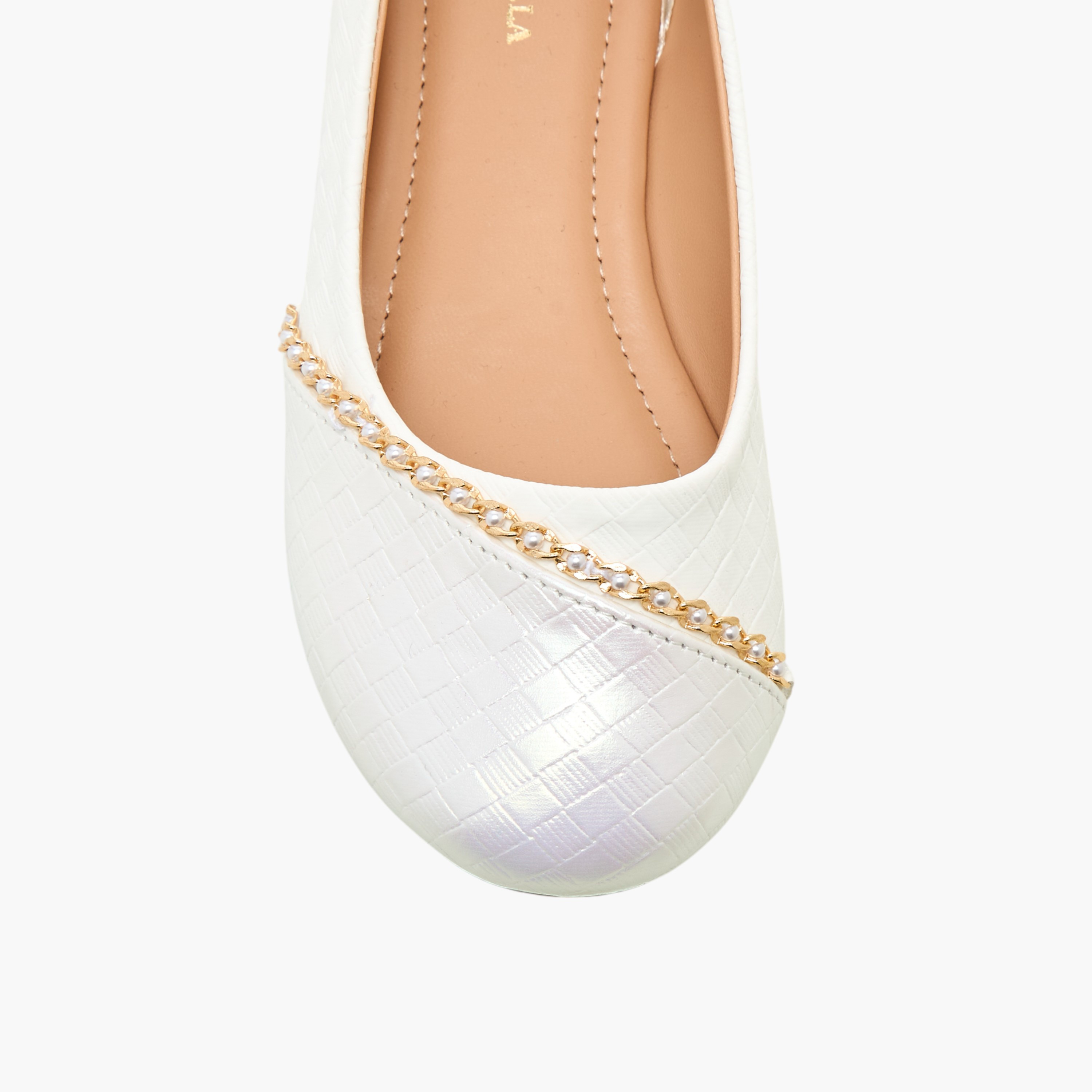 Flora Bella Embellished Slip-On Ballerina Shoes-girls-shoes-ballerinas-image-4
