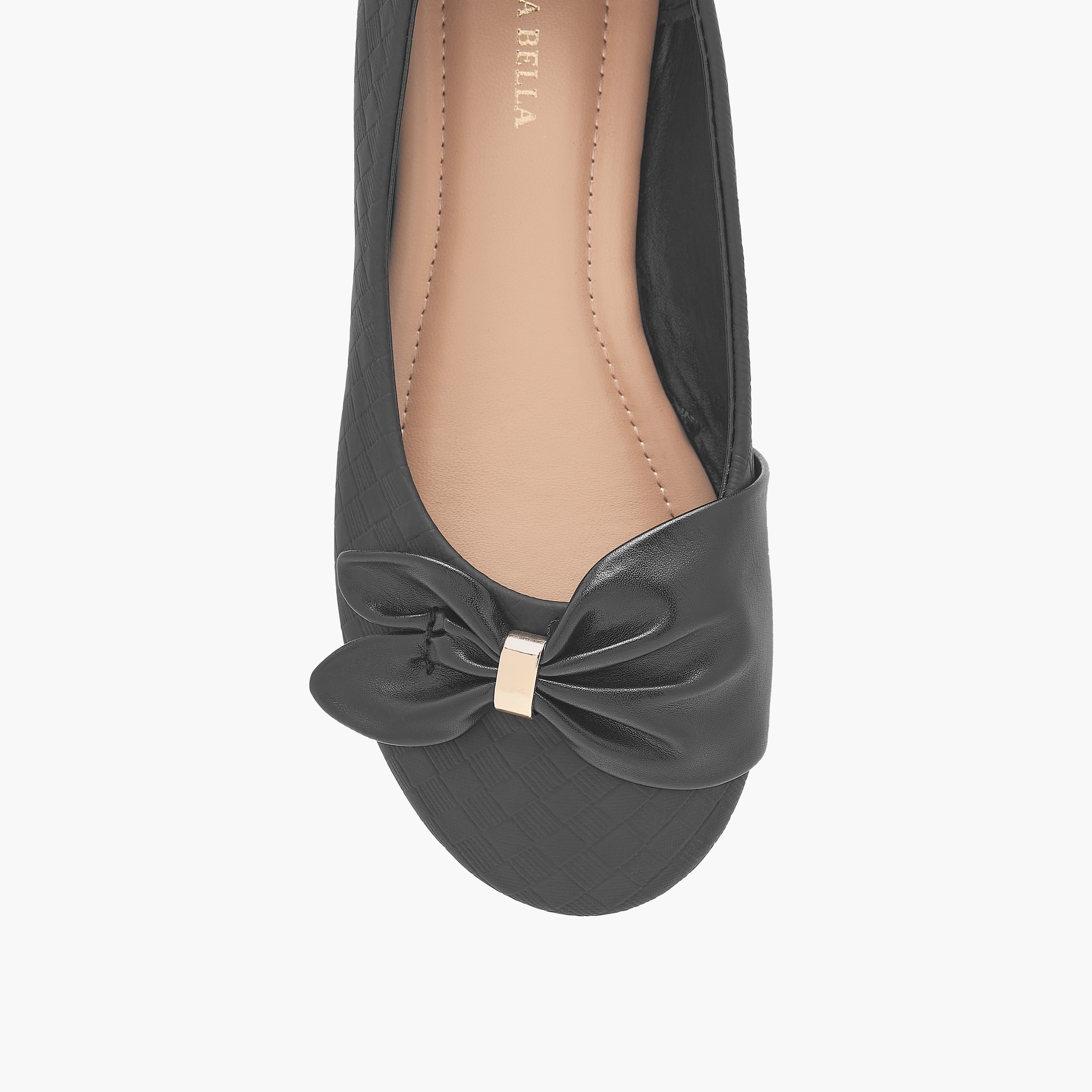 Flora Bella Girls' Bow Detail Slip-On Ballerina Shoes-girls-shoes-ballerinas-image-4