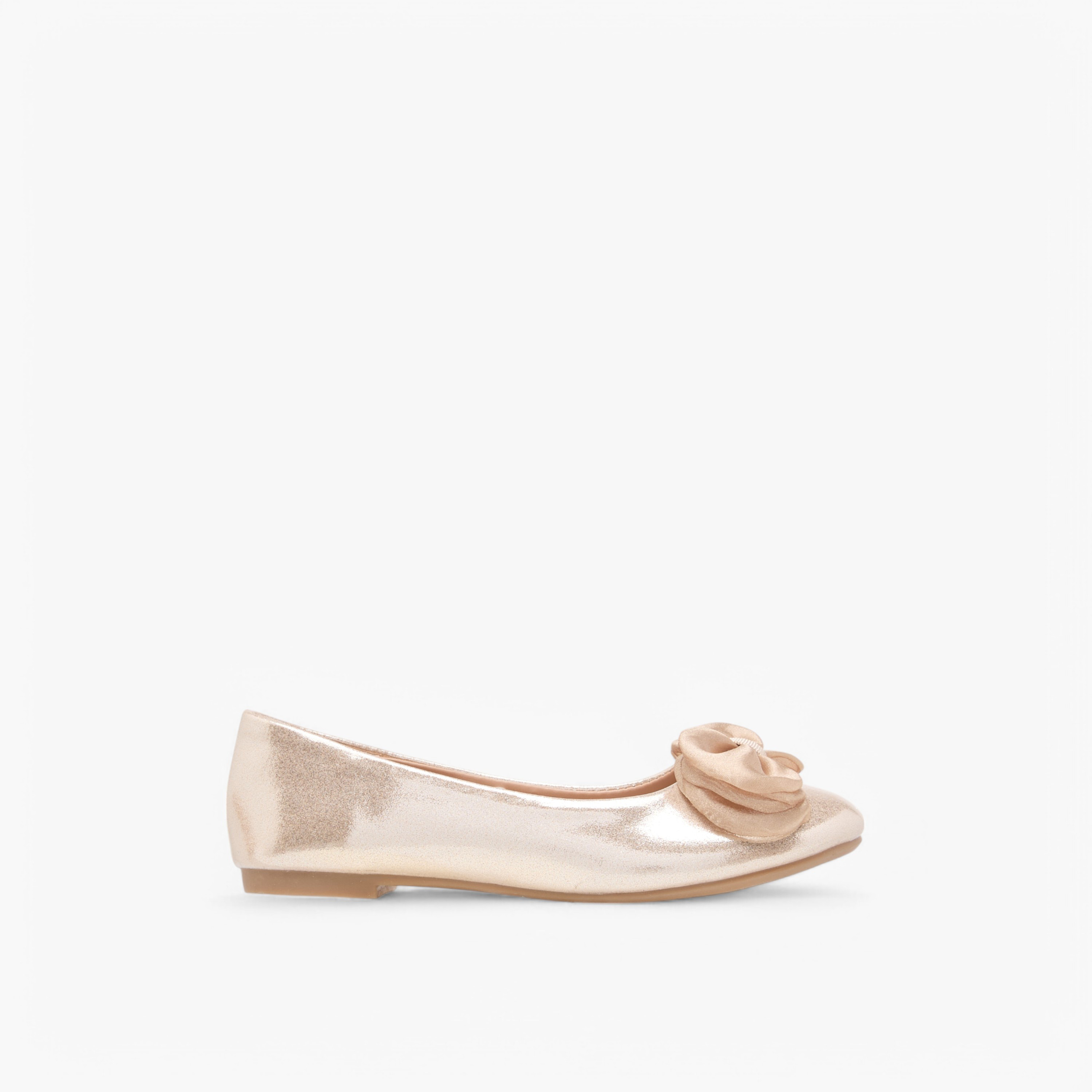 Flora Bella Bow Accent Slip-On Ballerina Shoes-girls-shoes-ballerinas-image-3