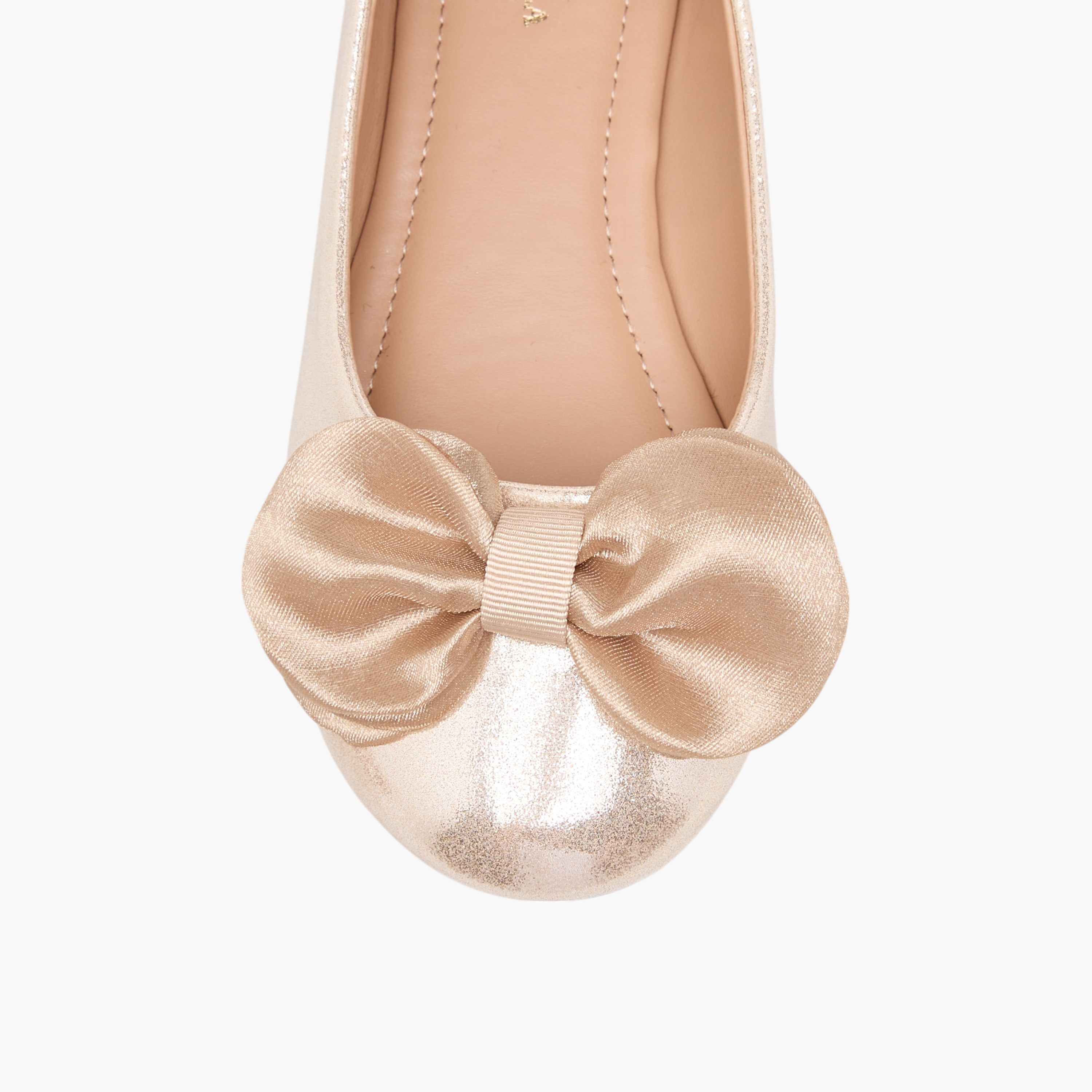 Flora Bella Bow Accent Slip-On Ballerina Shoes-girls-shoes-ballerinas-image-4