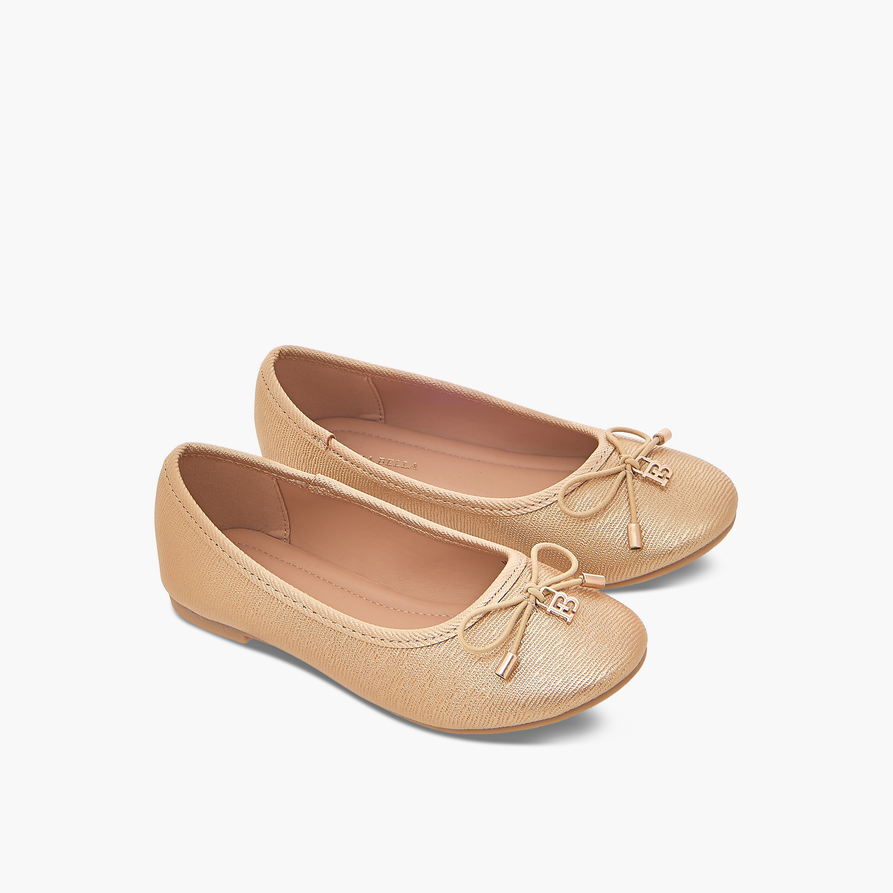 حذاء باليرينا سهل الارتداء بزينة فيونكة من فلورا بيلا-girls-shoes-ballerinas-image-1