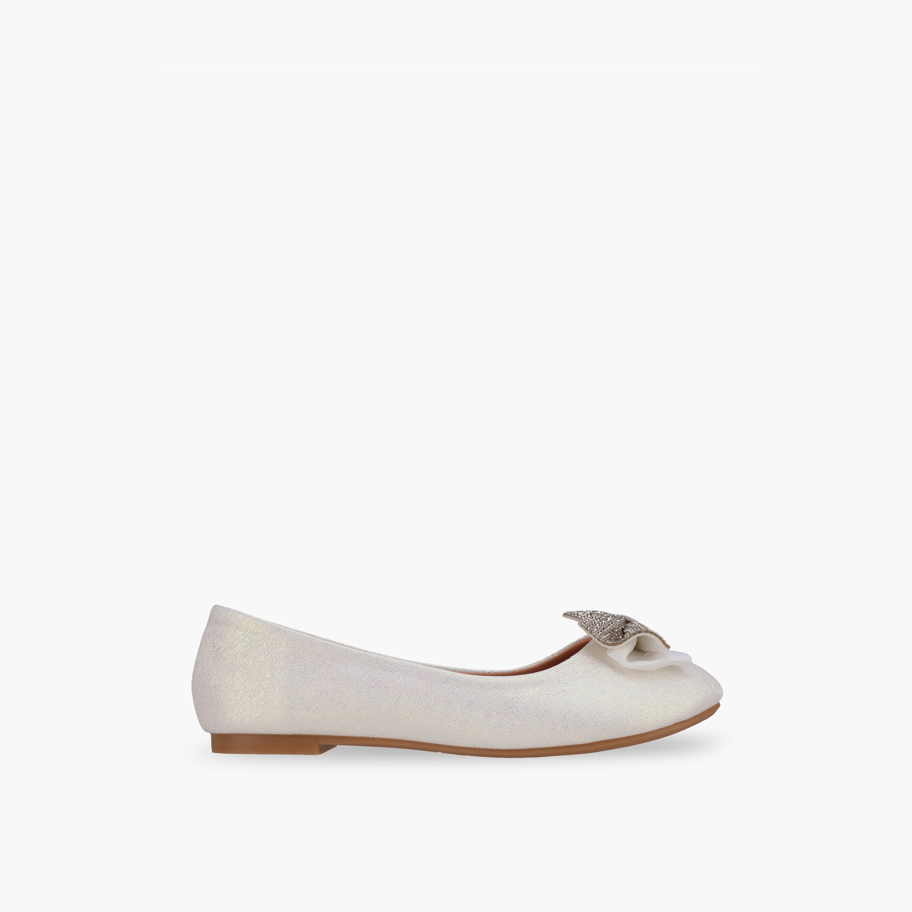 Flora Bella Girls Bow Embellished Ballerina Shoes-girls-shoes-ballerinas-image-3