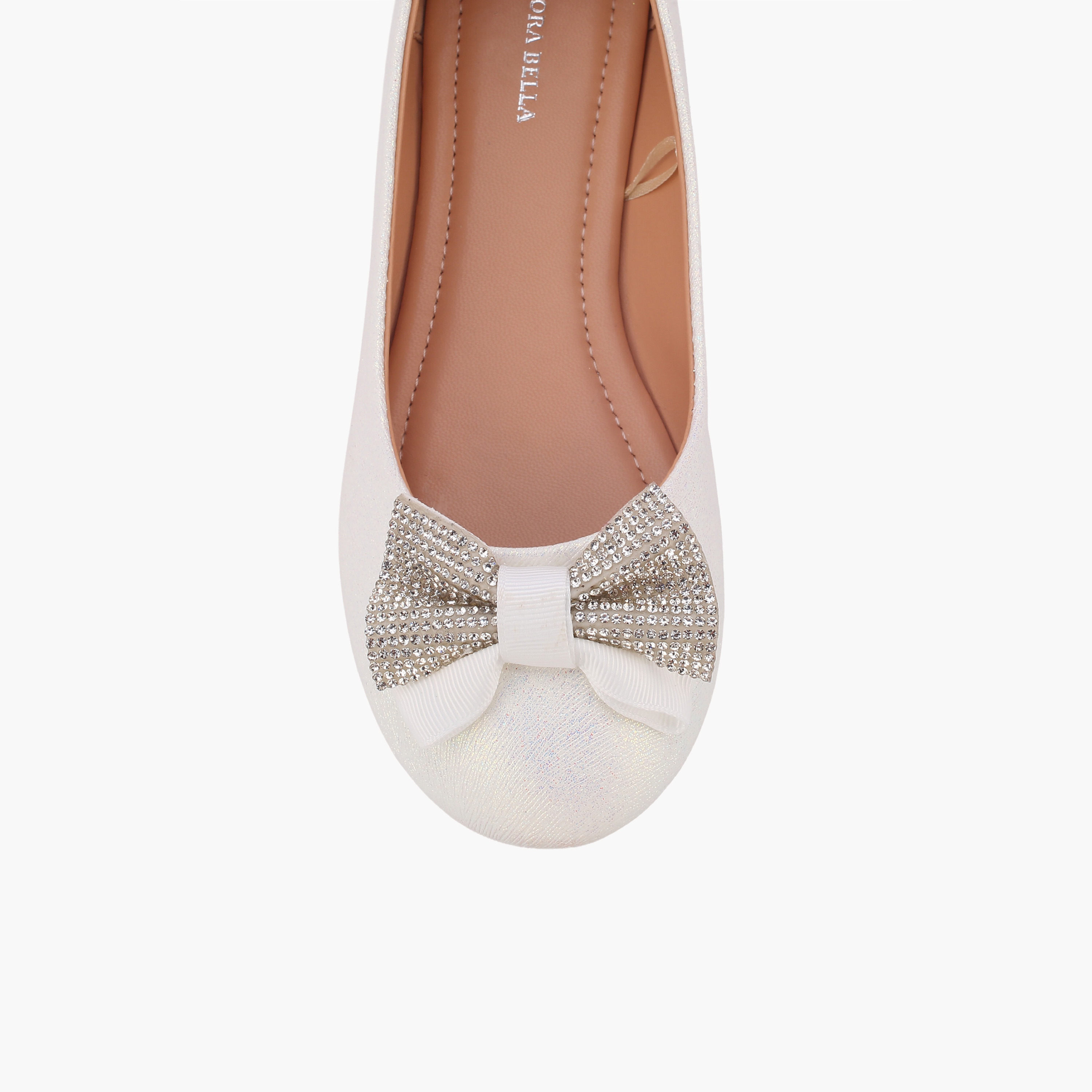 Flora Bella Girls Bow Embellished Ballerina Shoes-girls-shoes-ballerinas-image-4