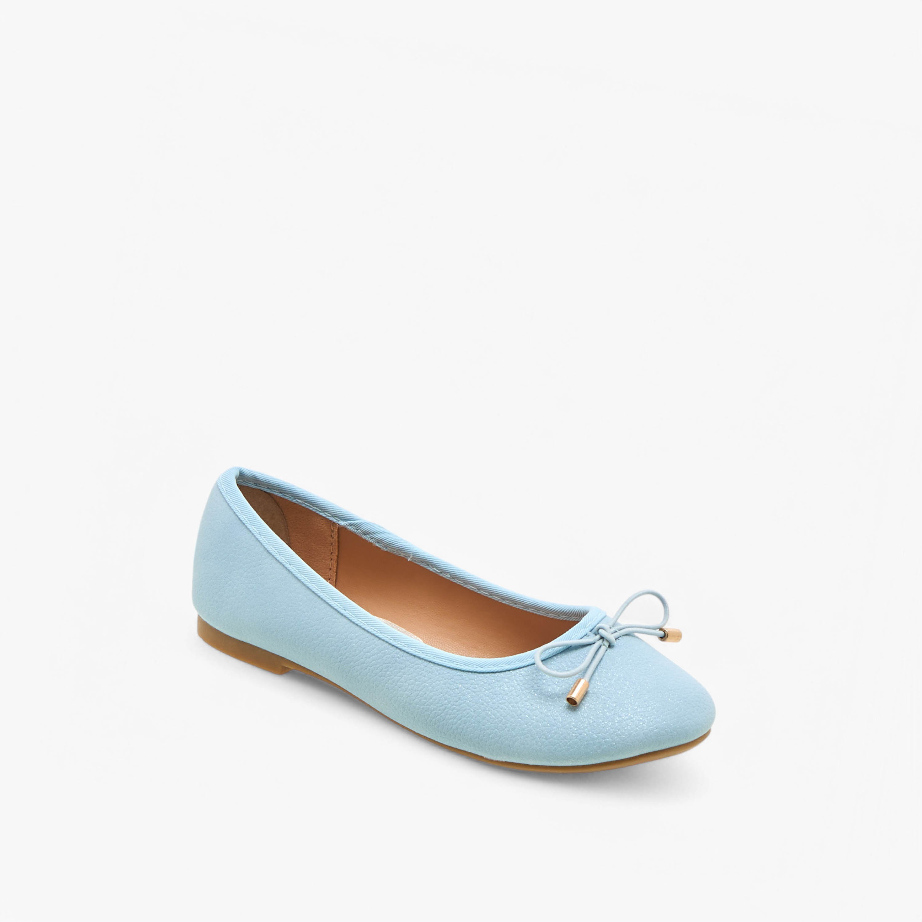 Flora Bella Bow Accent Slip-On Ballerina Shoes-girls-shoes-ballerinas-image-2