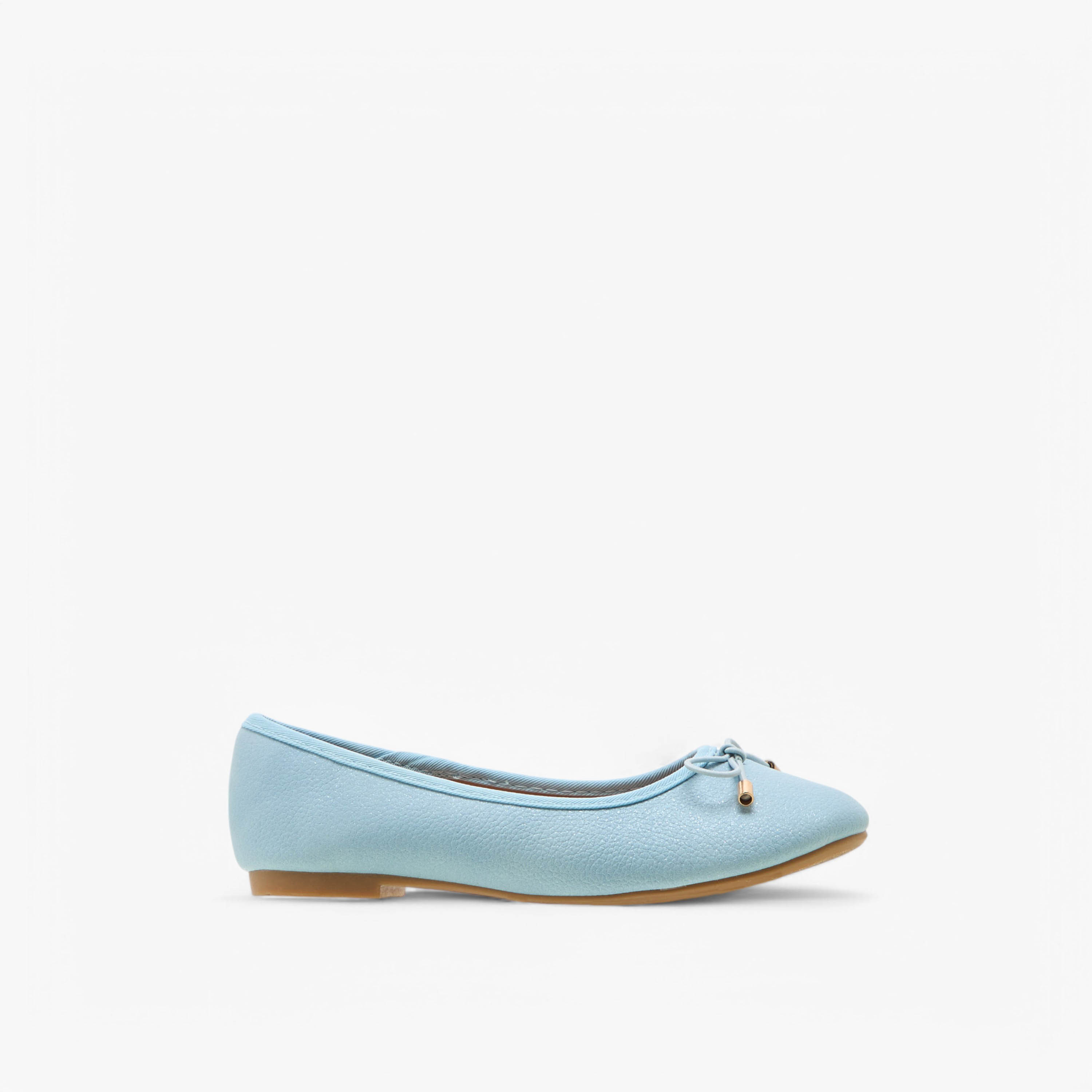 Flora Bella Bow Accent Slip-On Ballerina Shoes-girls-shoes-ballerinas-image-3