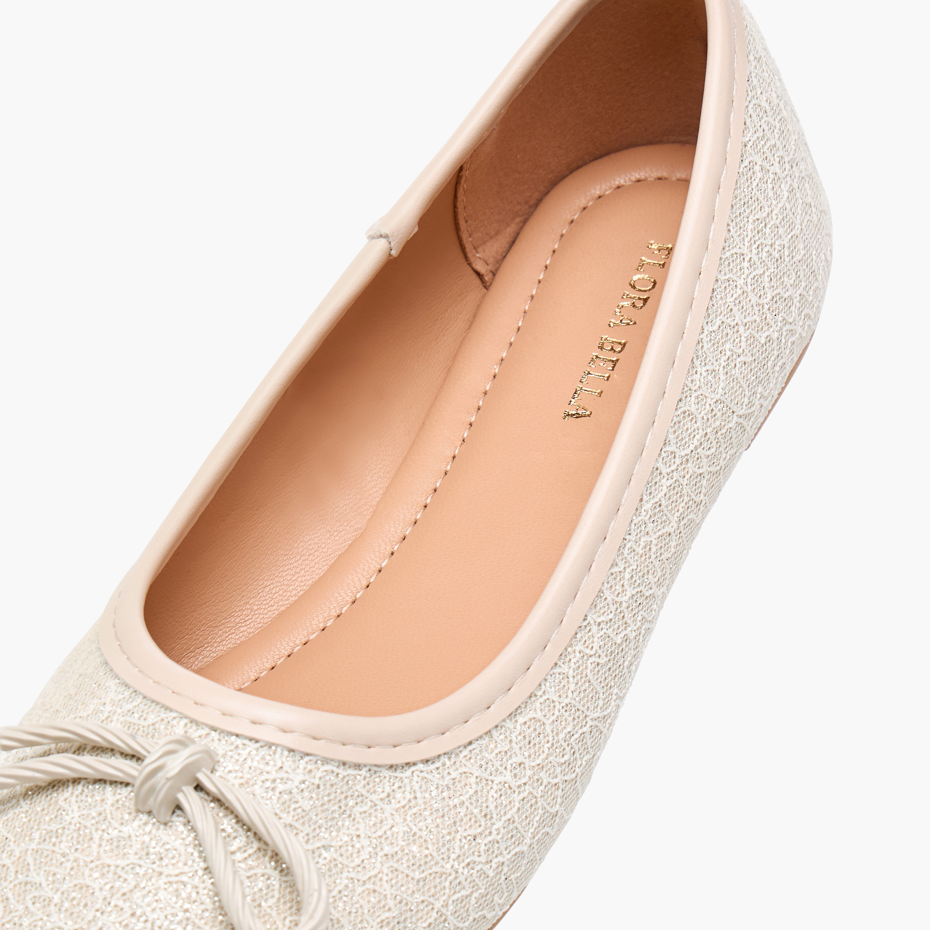 Flora Bella Bow Accent Slip-On Ballerina Shoes-girls-shoes-ballerinas-image-6