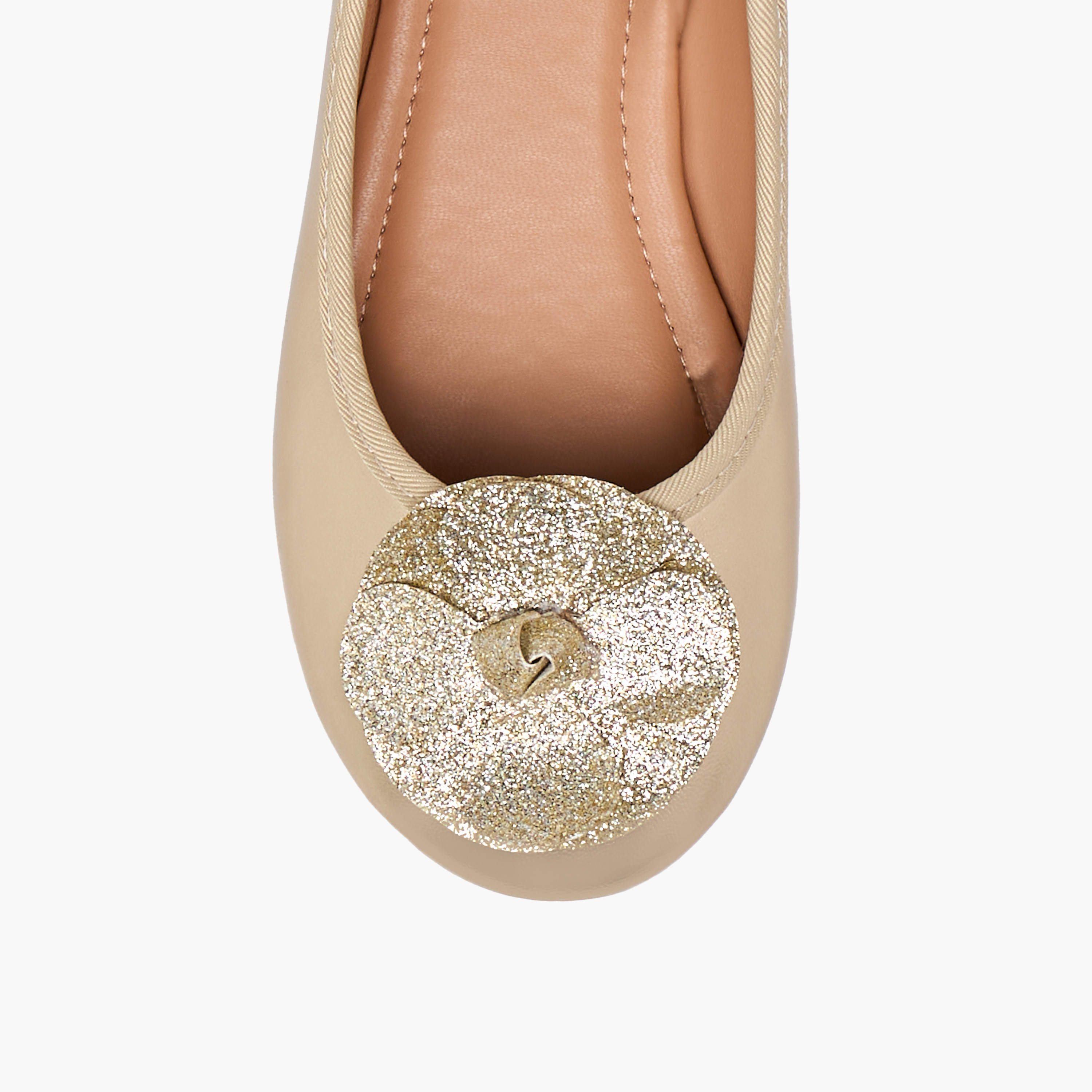 Flora Bella Accent Detail Slip-On Ballerina Shoes-girls-shoes-ballerinas-image-4