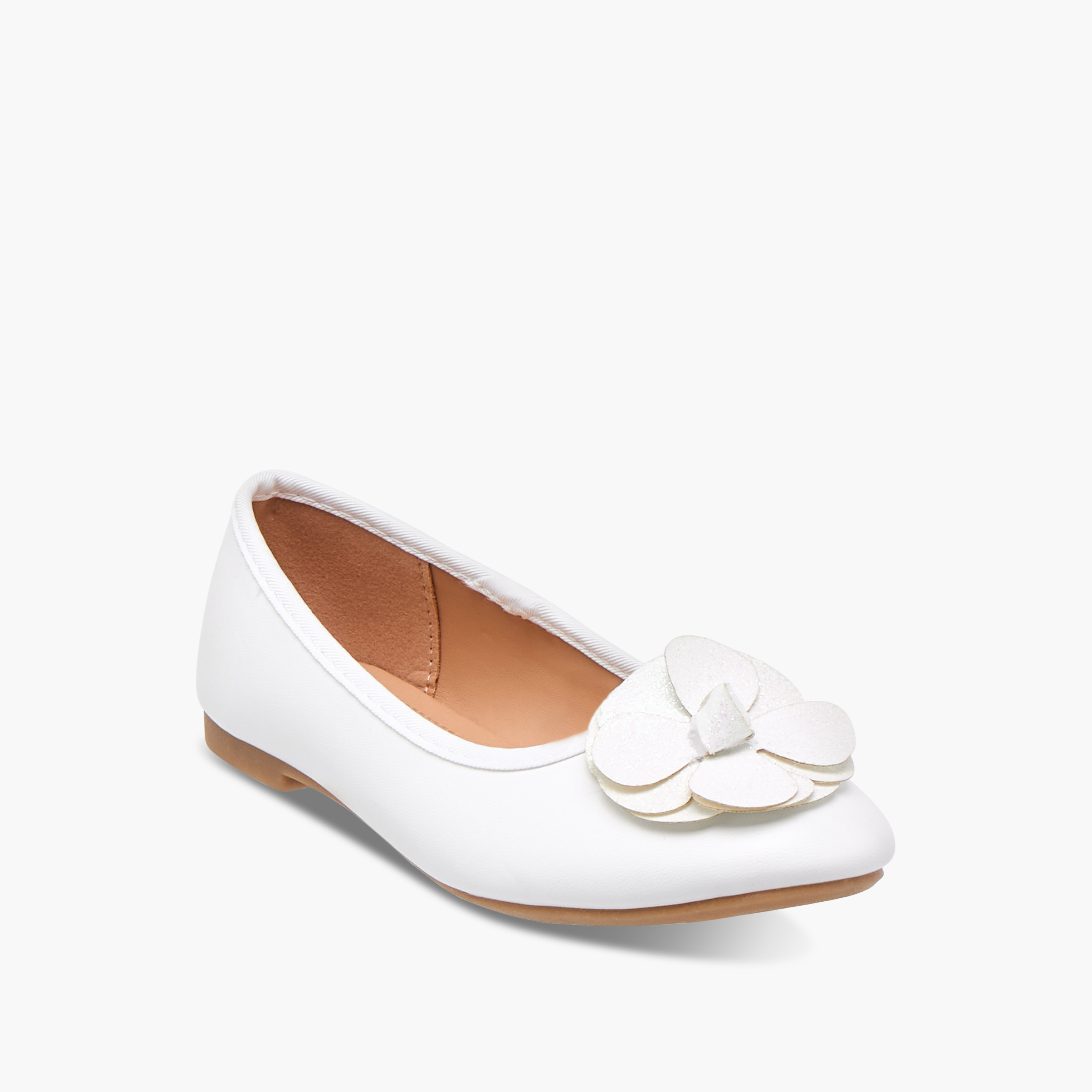 Flora Bella Accent Detail Slip-On Ballerina Shoes-girls-shoes-ballerinas-image-2