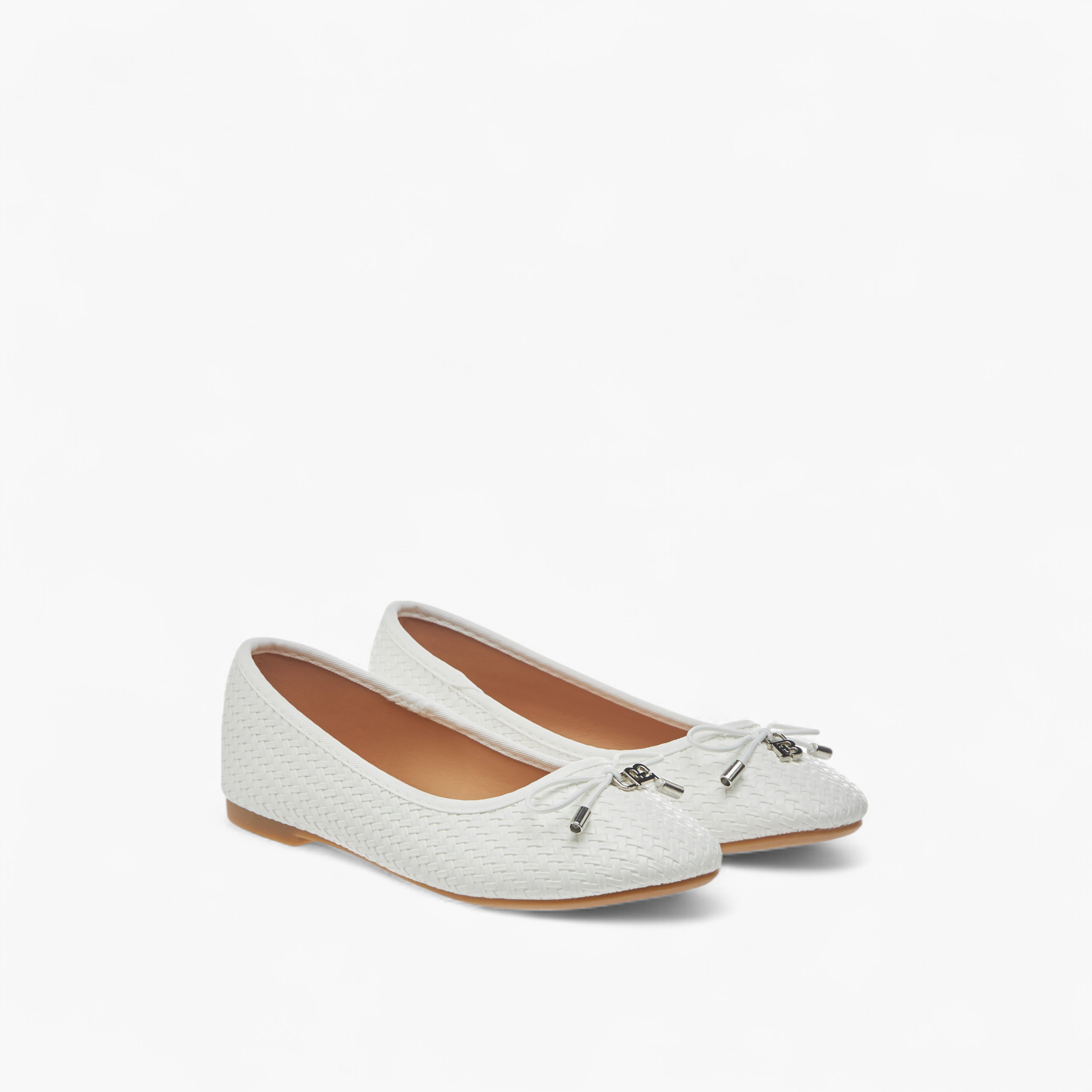Flora Bella Bow Detail Slip-On Ballerina Shoes-girls-shoes-ballerinas-image-1