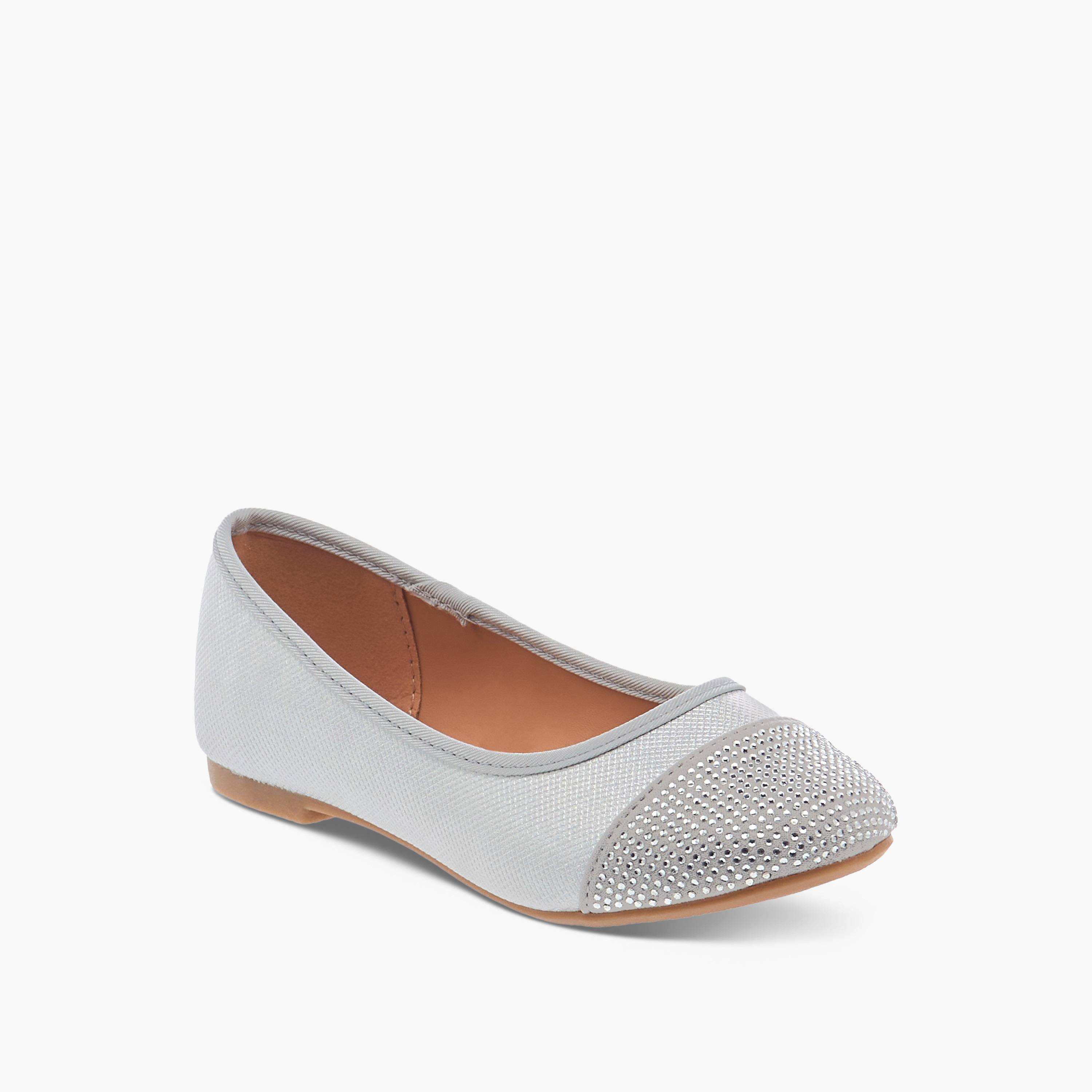 Flora Bella Embellished Slip-On Ballerina Shoes-girls-shoes-ballerinas-image-2